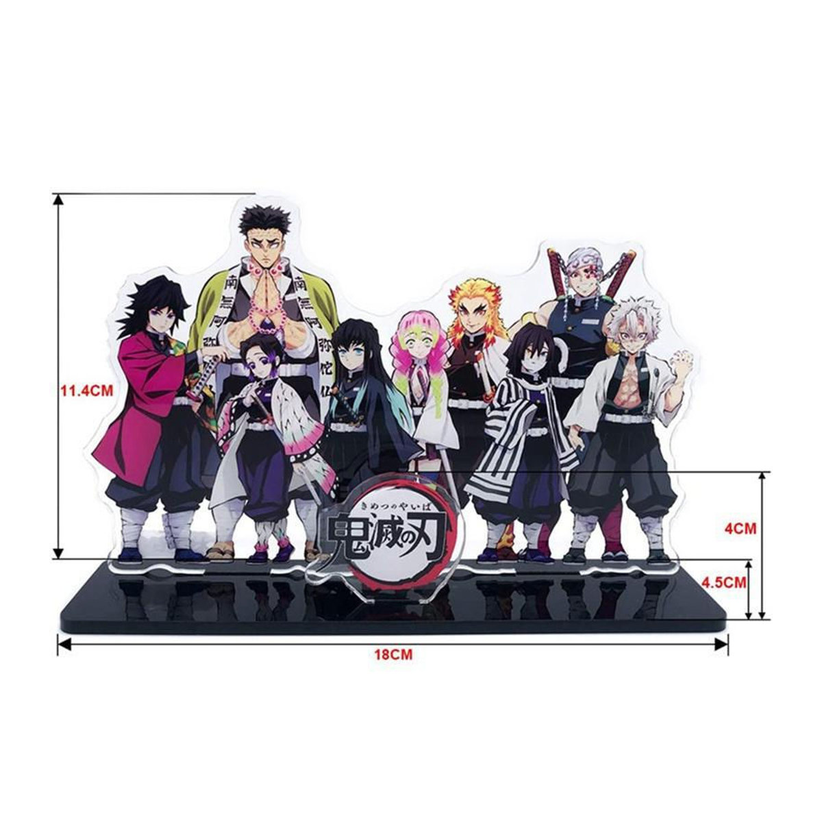 Oran Sky Anime Demon Slayer Kimetsu No Yaiba Stehende Figur als Miniatur Actionfigur Dekoration in Mehrfarbig aus Kunststoff - Bild 2
