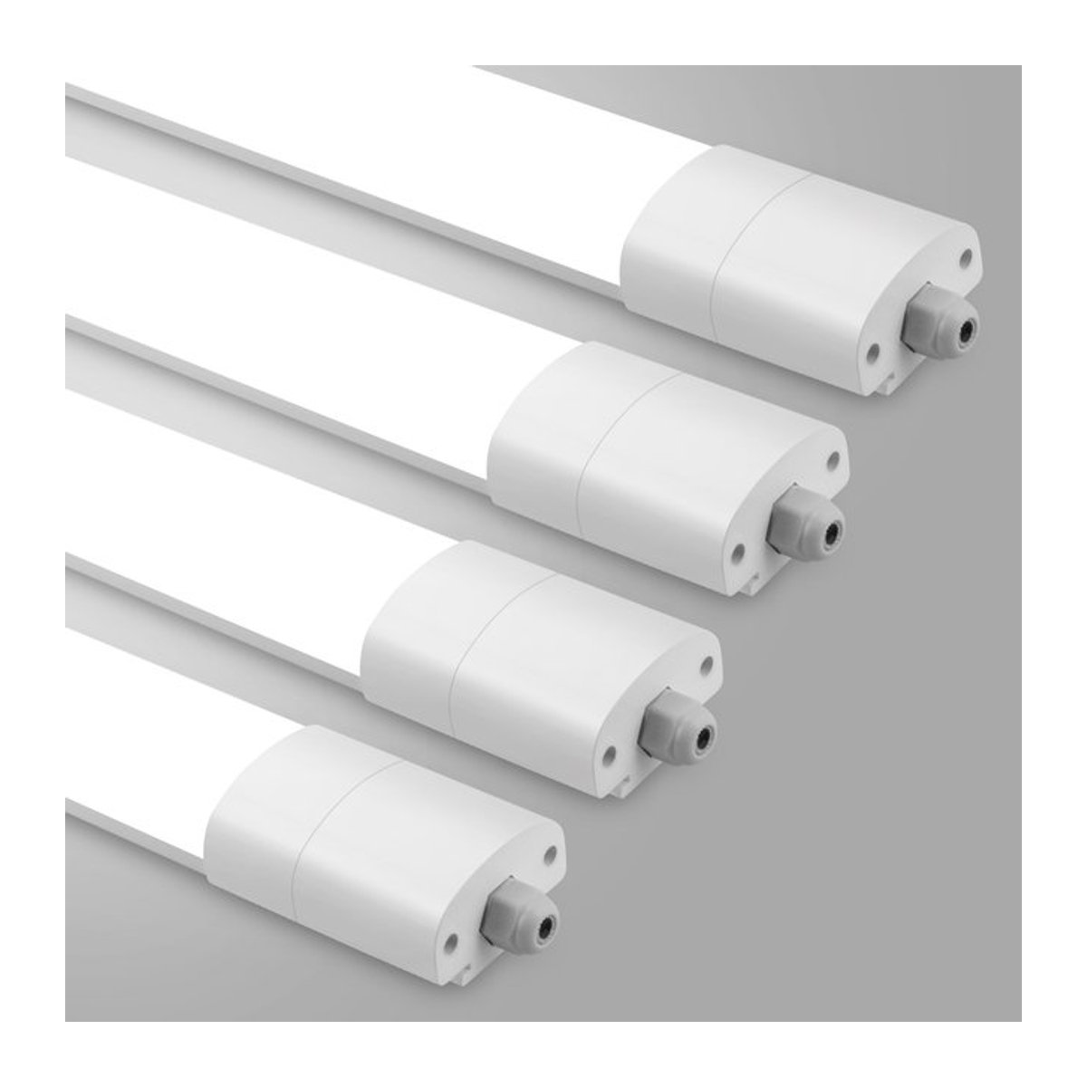 Oraymin 4er-Pack LED-Deckenleuchten Weiß, 45W, IP66 Wasserdicht, Neutralweiß, Minimalistisches Design - Bild 1