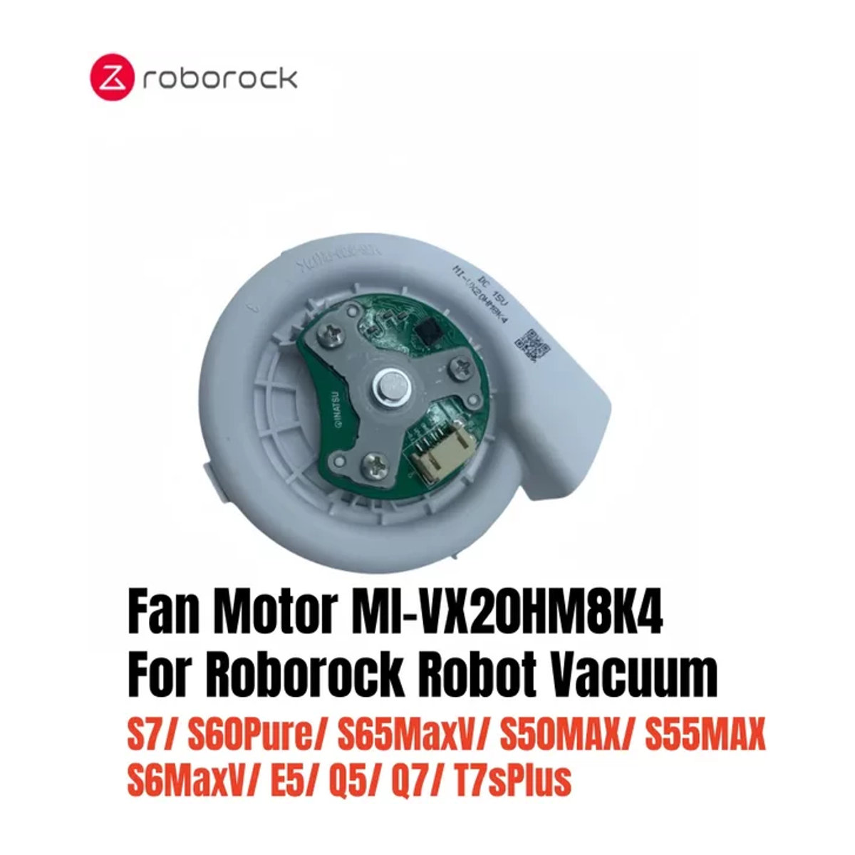 Original Lüftermotor für Roborock Roboter Staubsauger S6 Pure S6 MaxV S7 S5 Max S55 Max E5 Q5 Q7 T7s Plus in Grau - Bild 1