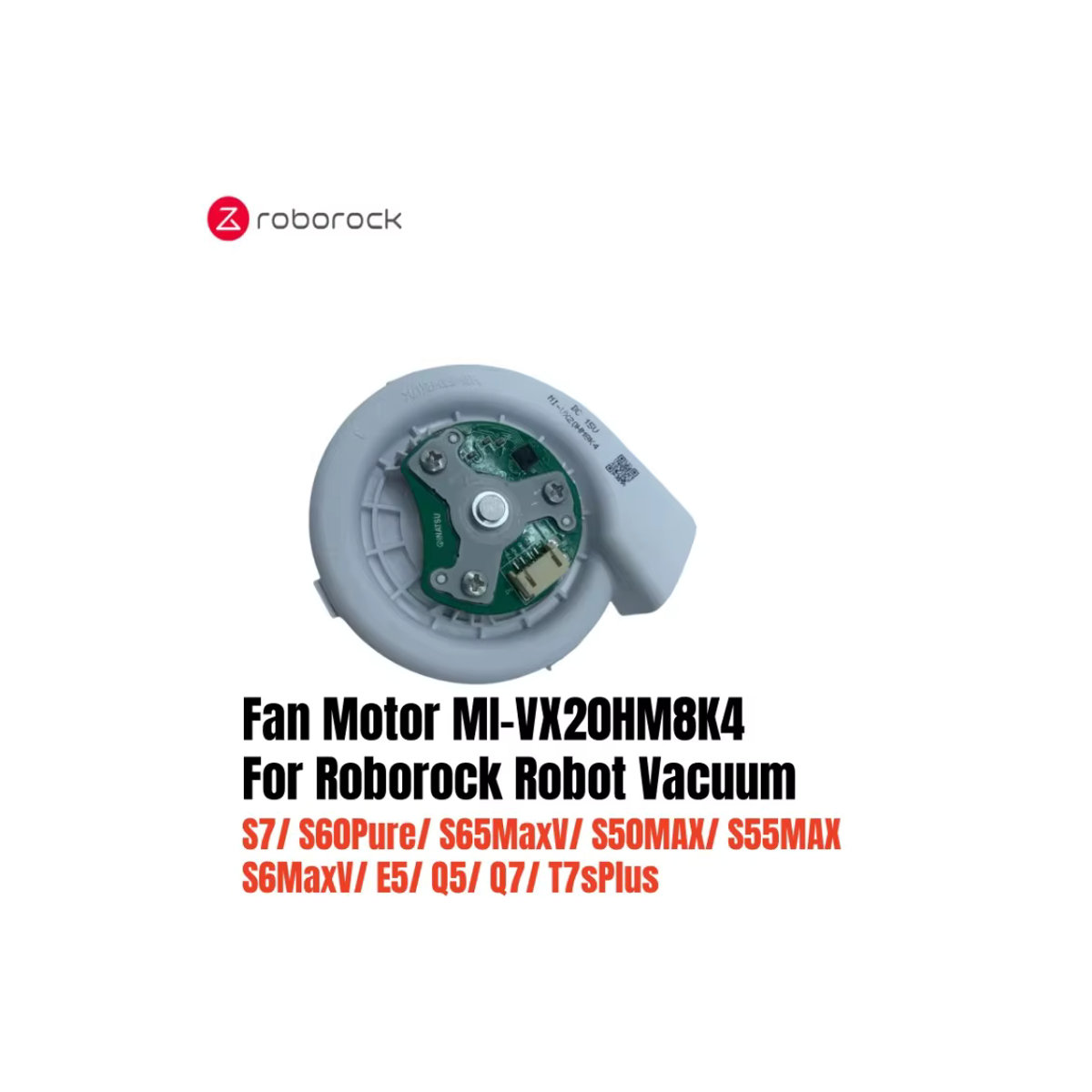 Original Lüftermotor für Roborock Roboter Staubsauger S6 Pure S6 MaxV S7 S5 Max S55 Max E5 Q5 Q7 T7s Plus in Grau - Bild 5