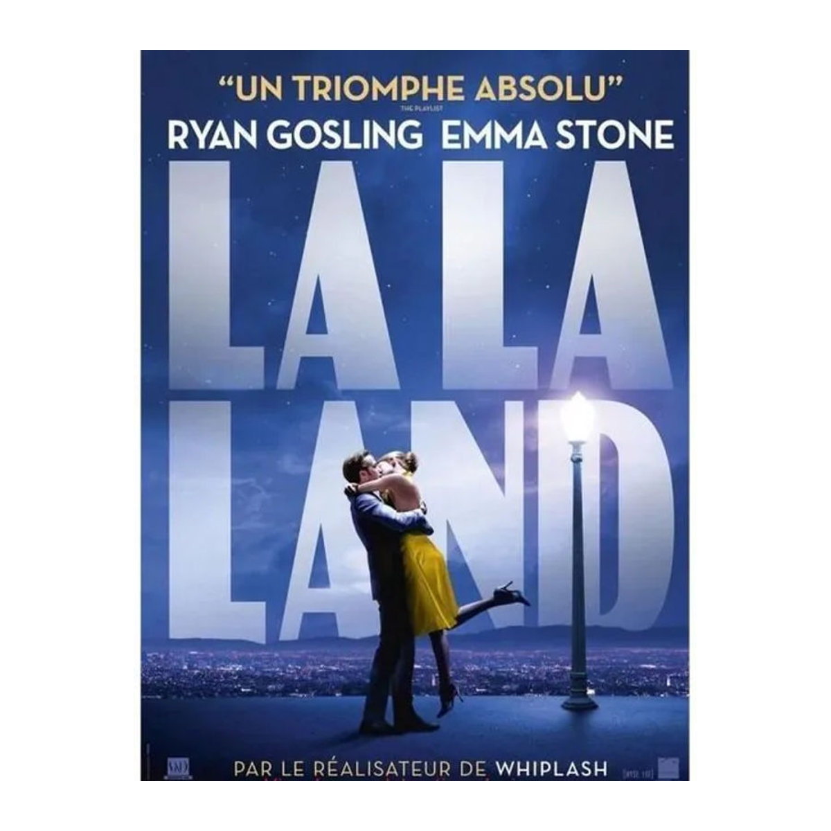 Originales La La Land Kino-Filmplakat von Damien Chazelle in Silber und Blau, Papier, B: 53 cm, H: 40 cm - Bild 1