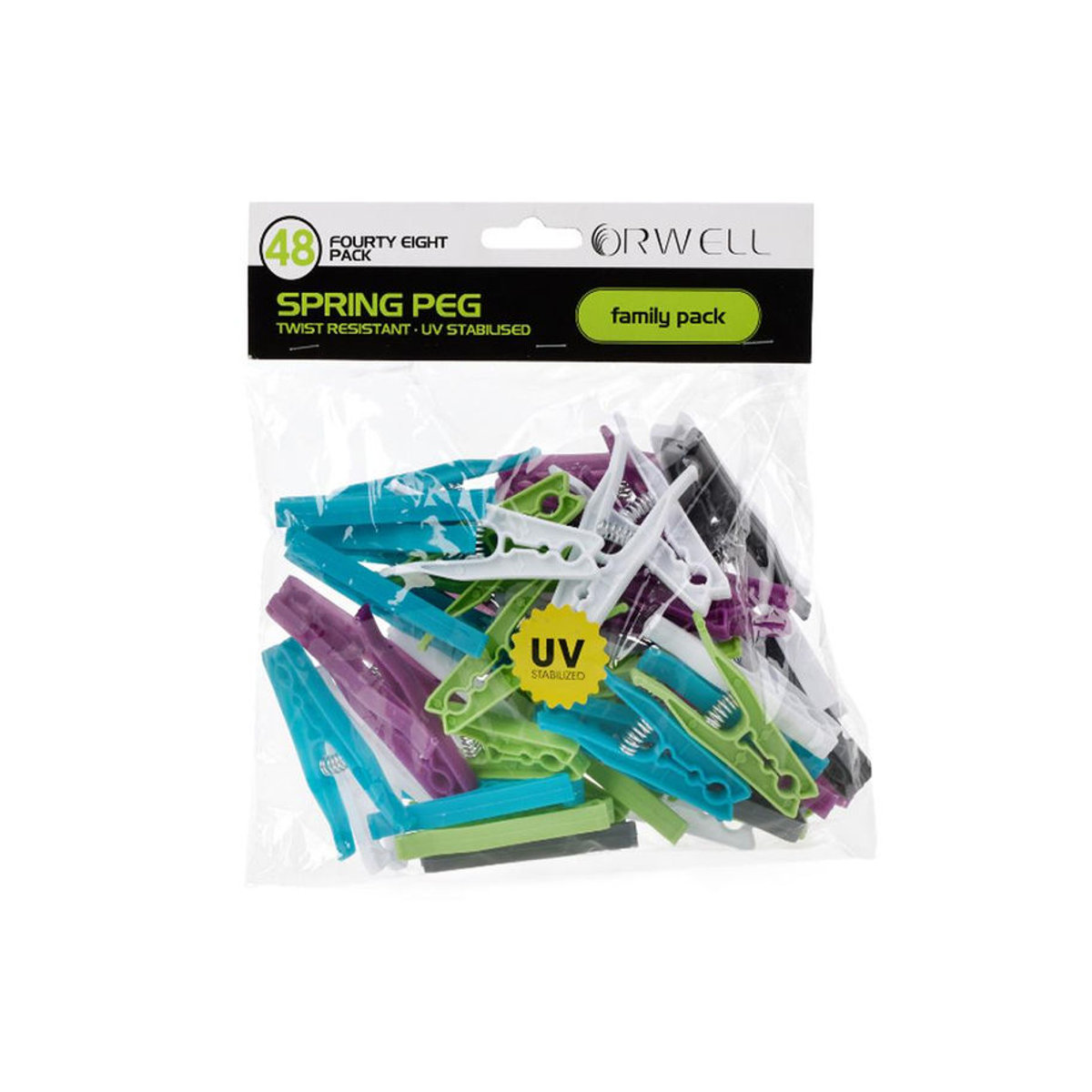 Orwell Large Spring Pegs 48er Pack - Bild 2