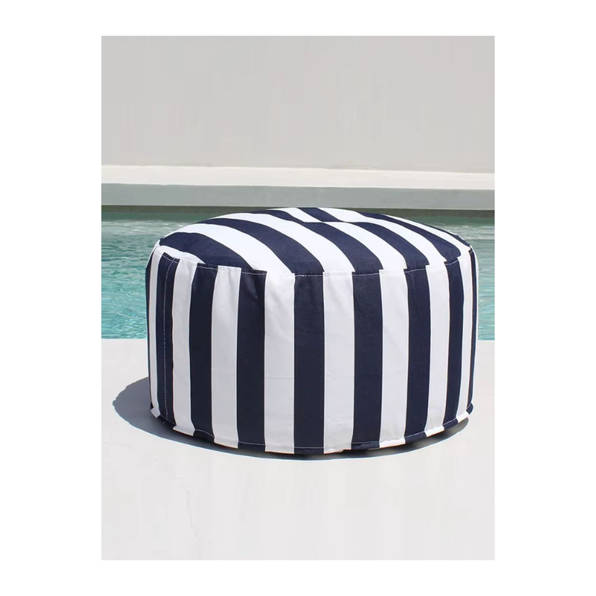 OTAUTAU Outdoor Big Bean Bag Pouf Cover Schwimmbad Ottomane Fußstütze Hocker JD043 ohne Füllung - Bild 5