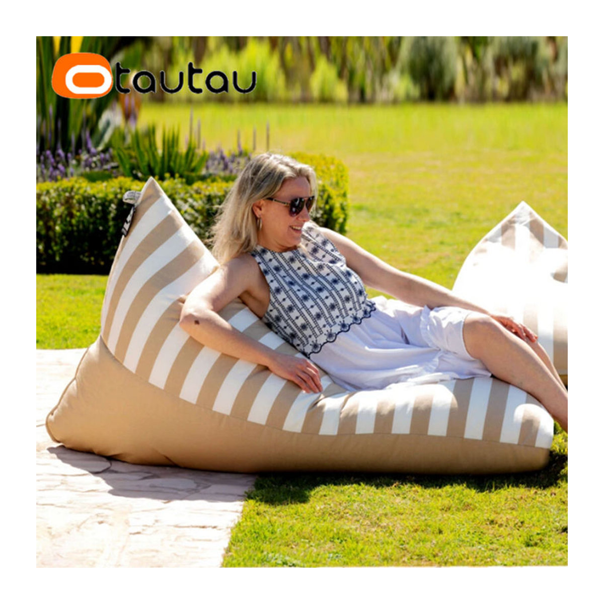 OTAUTAU Outdoor Sitzsack für Schwimmbad, Strand und Events DD206 ohne Füllung - Bild 1