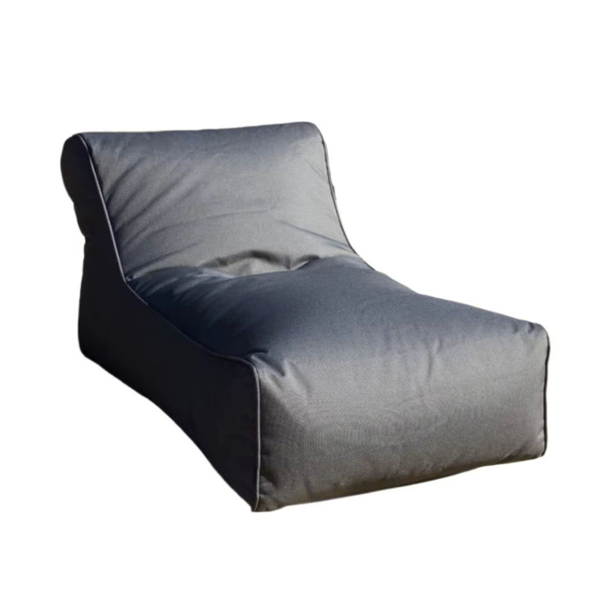 OTAUTAU Outdoor Sitzsack Liege Abdeckung für Pool und Strand in Weiß und Grau - Bild 7