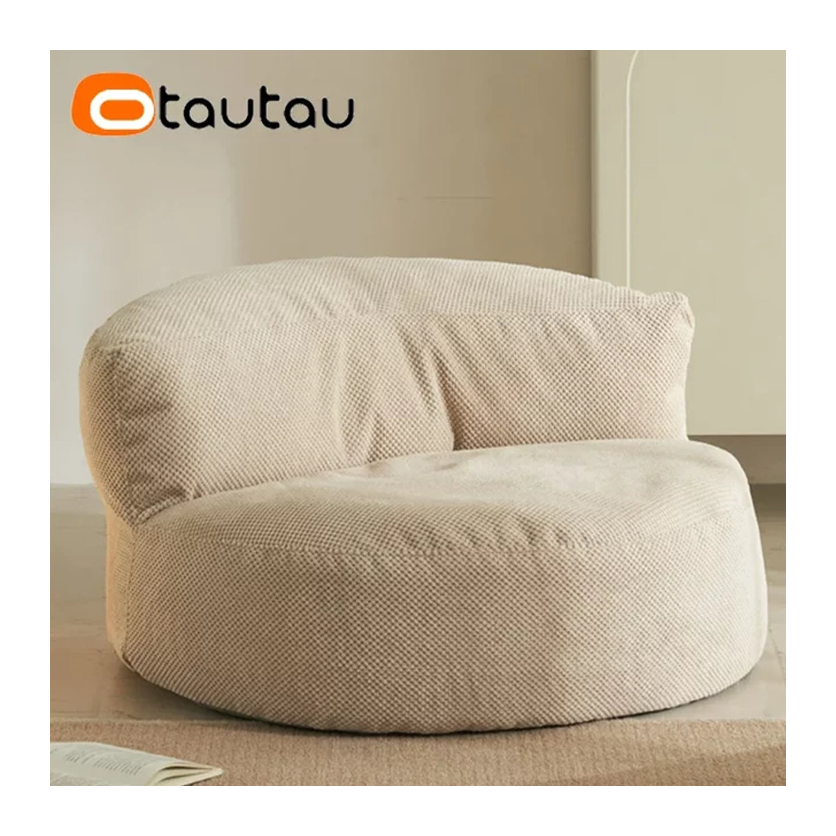 OTAUTAU Sitzsackbezug SF145 Bean Bag in Beige - Bild 1