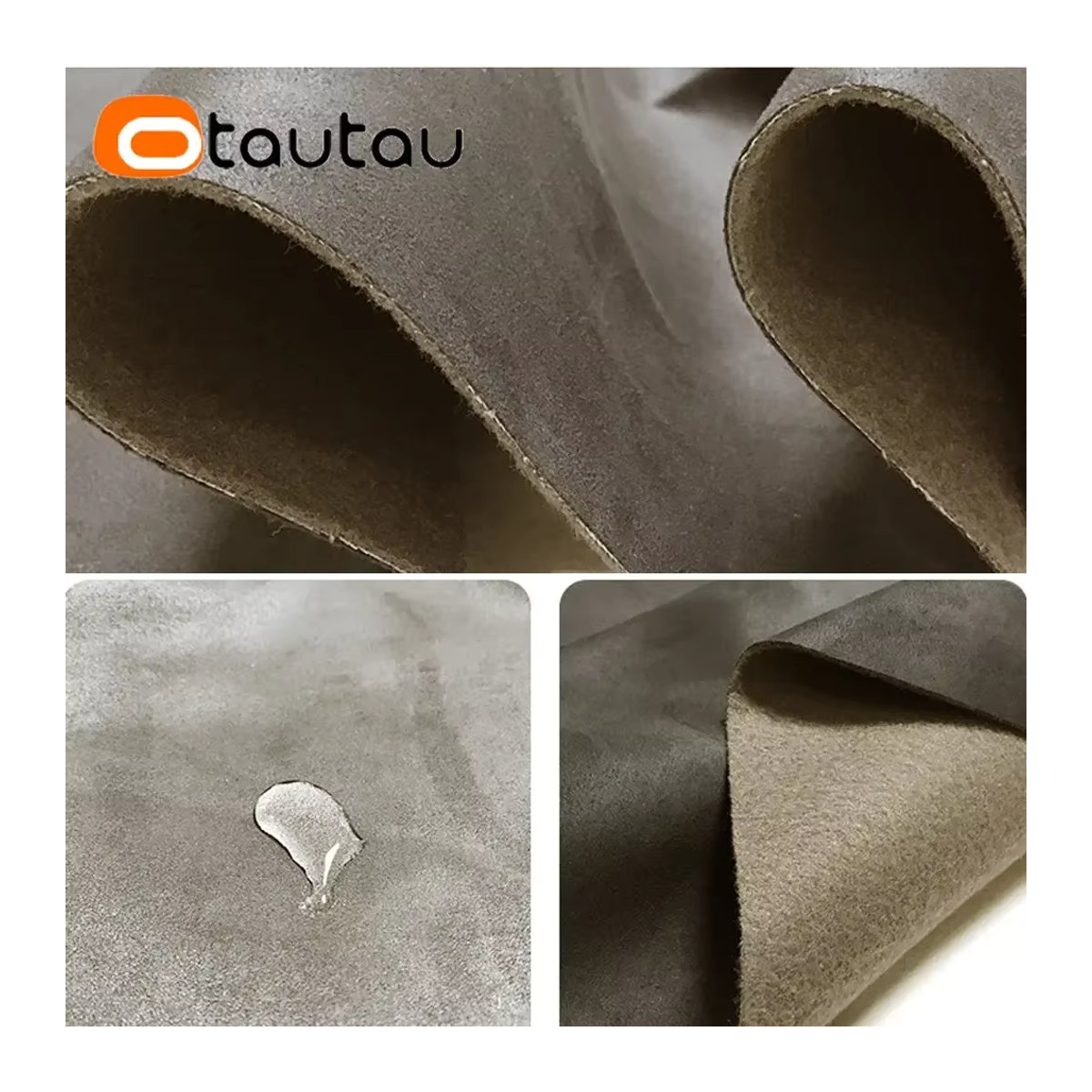 Otautau Wasserdichte Wildleder Chaiselongue Hocker Abdeckung für Outdoor Sitzsack und Ottomane in Grau - Bild 5