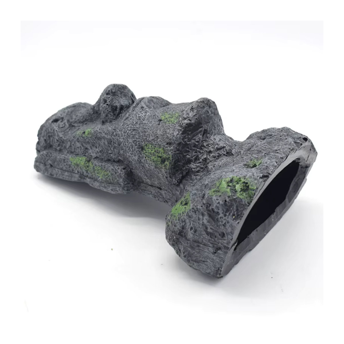 Otmagelu Oster Insel Stein Statue aus Kunstharz in Grau für Aquarium, Terrarium und Reptilienbecken, B/T/H: 12,9 x 5,5 x 5,5 cm - Bild 6