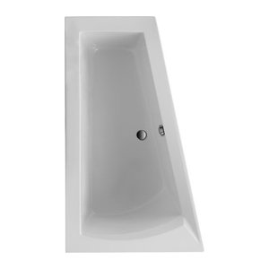 OTTOFOND Badewanne Galia I aus Acryl in Weiss, B/H/L: 100 x 51 x 160 cm, trapezförmig