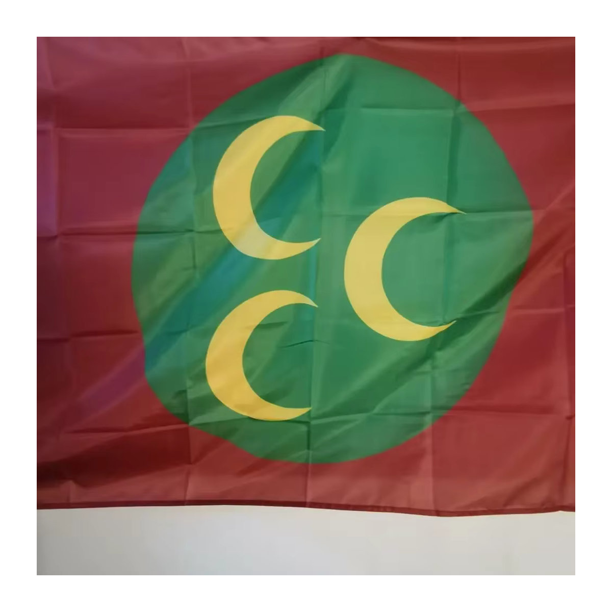 Ottomane Empire-Flagge (1517-1793) als Outdoor-Banner mit Mond-Motiv in Rot, Rechteckig, B: 150 cm, H: 90 cm - Bild 2