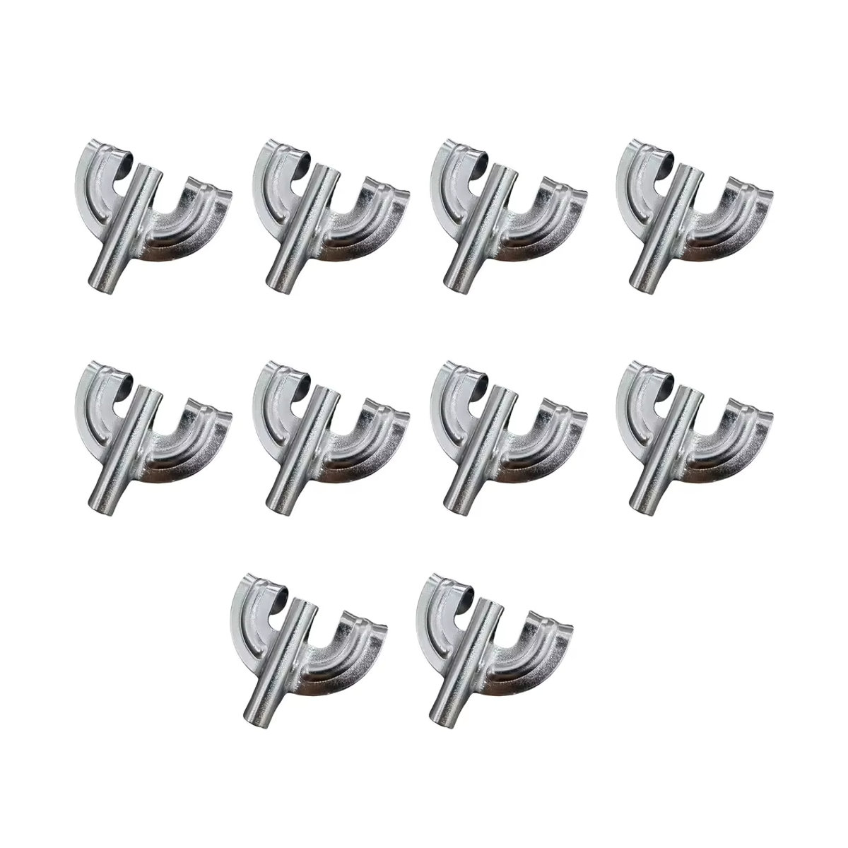 OUCEY Bass Drum Klaue Haken aus Metall für Percussion Instrumente Ersatzteil Set, 10 Stück, Chrom - Bild 5