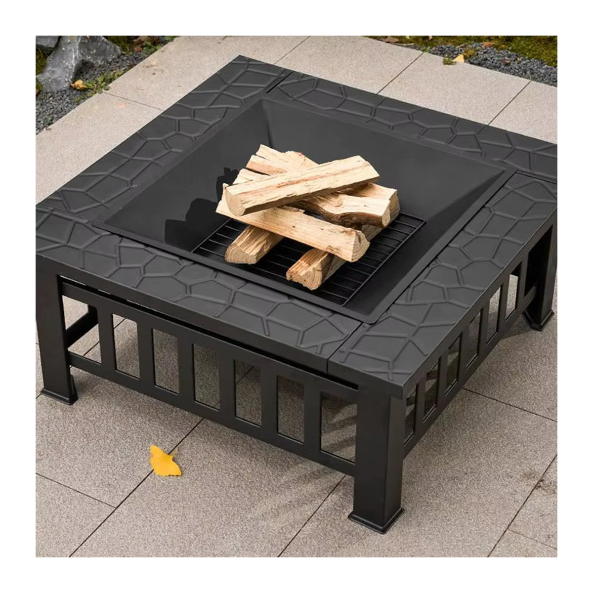 Outdoor Camping Feuerstelle Brazier für BBQ und Heizung im Winter - Bild 2