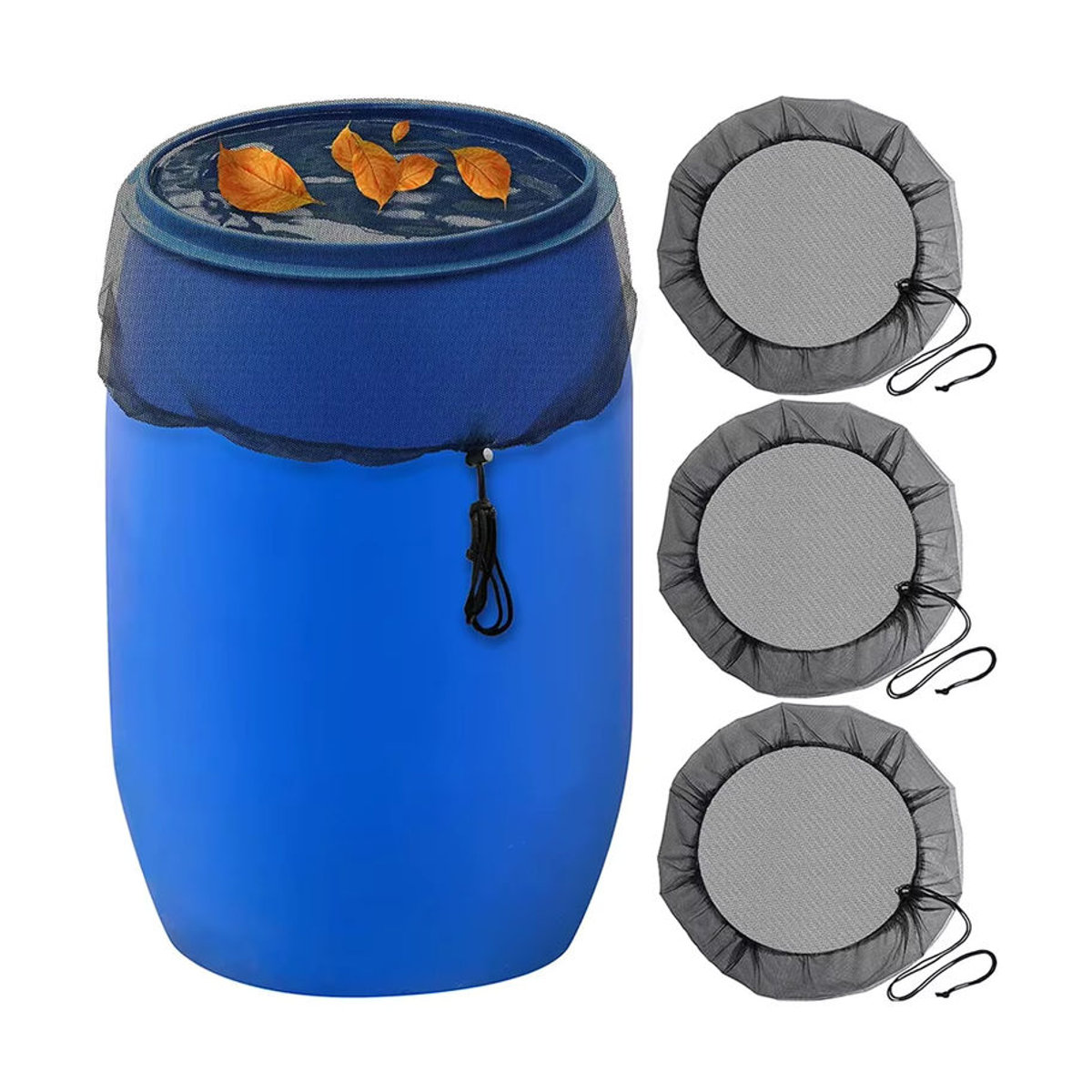 Outdoor Mesh Cover Netz für Regenfässer und Wassertanks zum Schutz deiner Regenernte im Garten - Bild 4