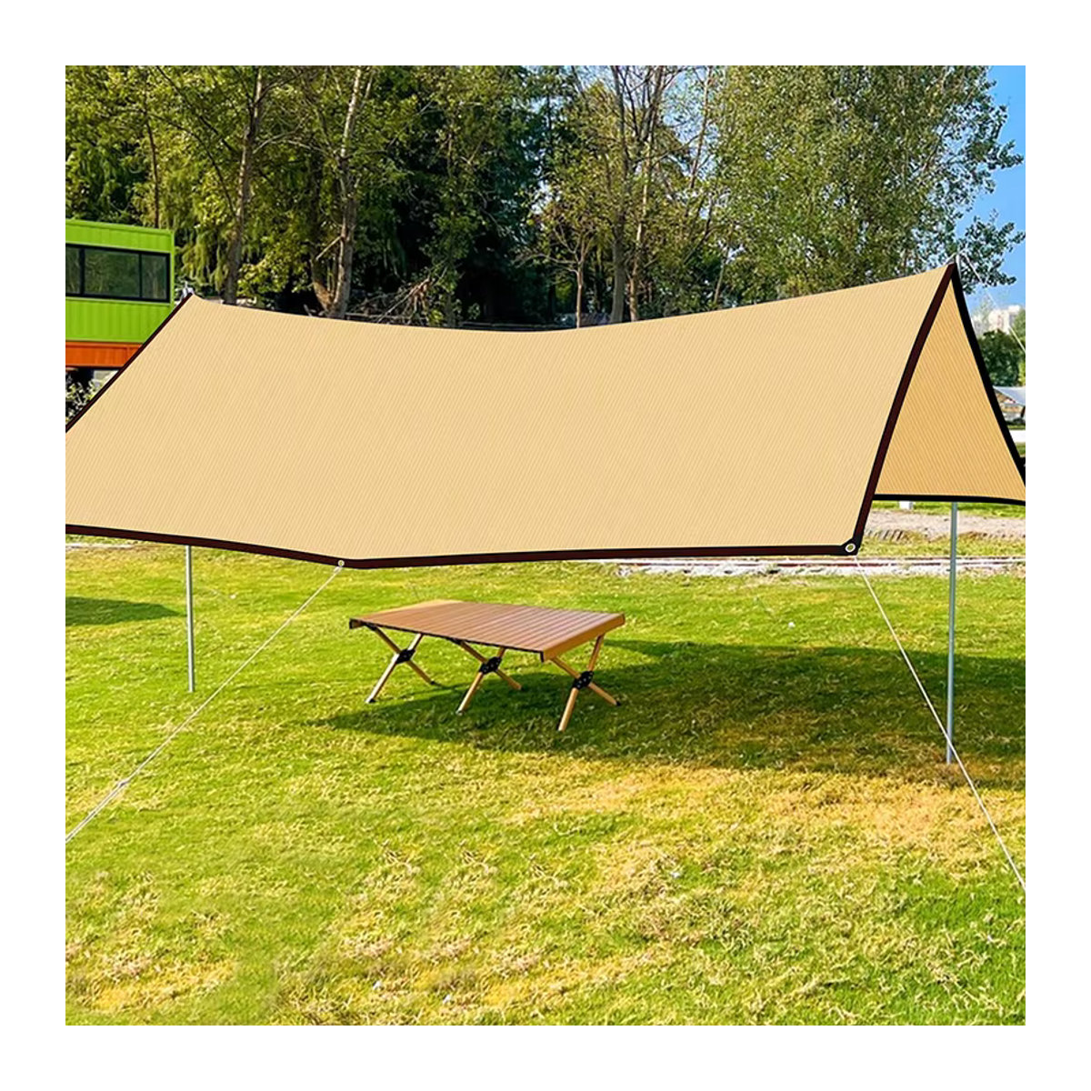 Outdoor Schattennetz zur Beschattung und als Sichtschutz für Garten, Terrasse oder Camping - Bild 6