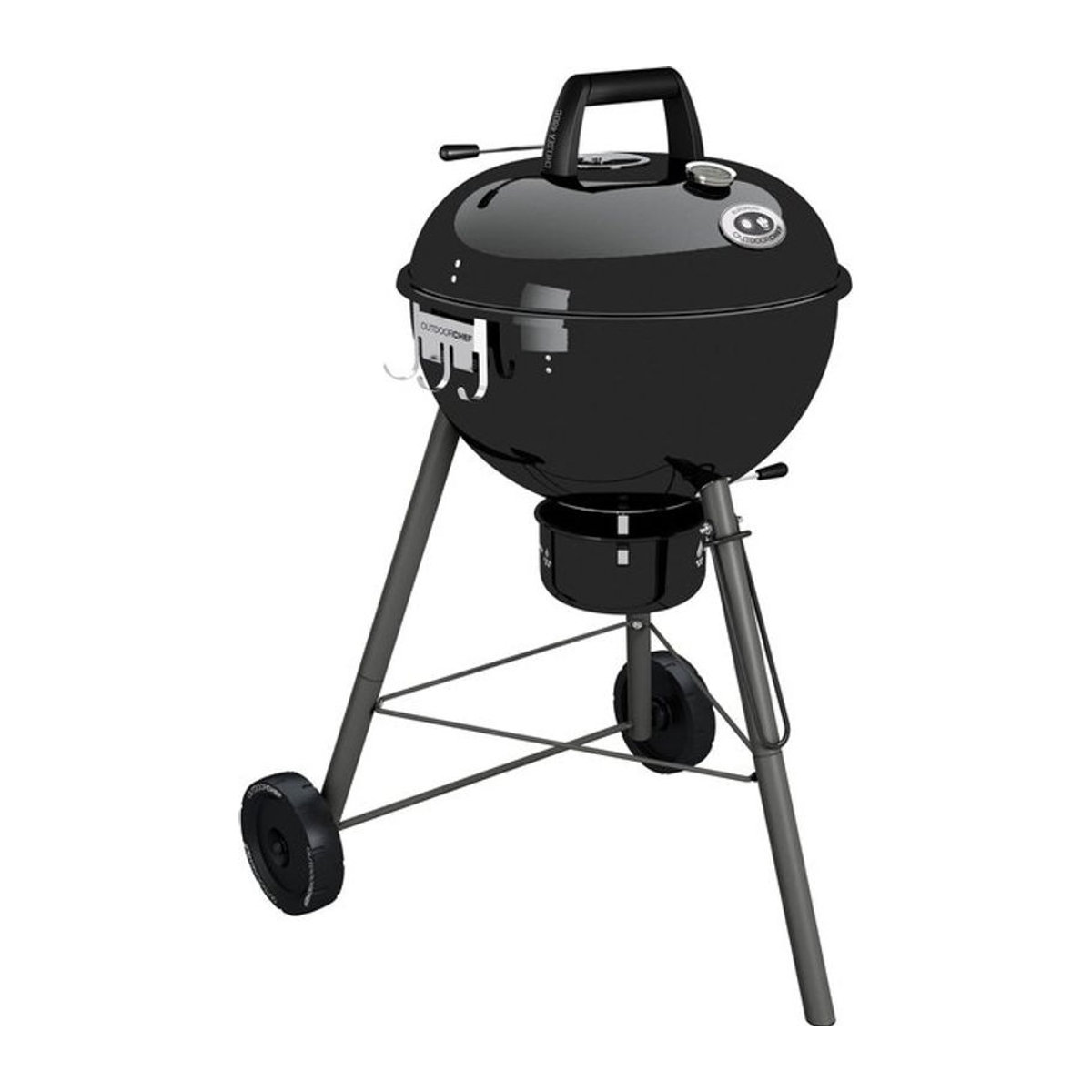 Outdoorchef Holzkohle Kugelgrill Chelsea 480 C schwarz mit innovativem Trichtersystem - Bild 1
