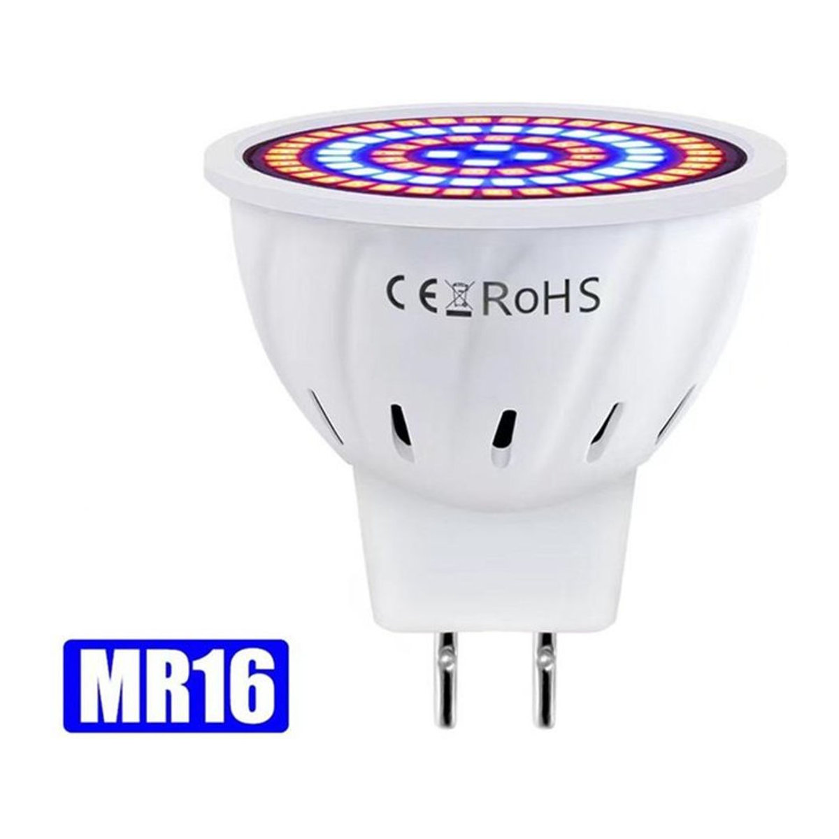 OuuZuu LED Pflanzenlampe Vollspektrum mit 80 LEDs für Hydrokultur und Pflanzenwachstum, Kaltweiß - Bild 1