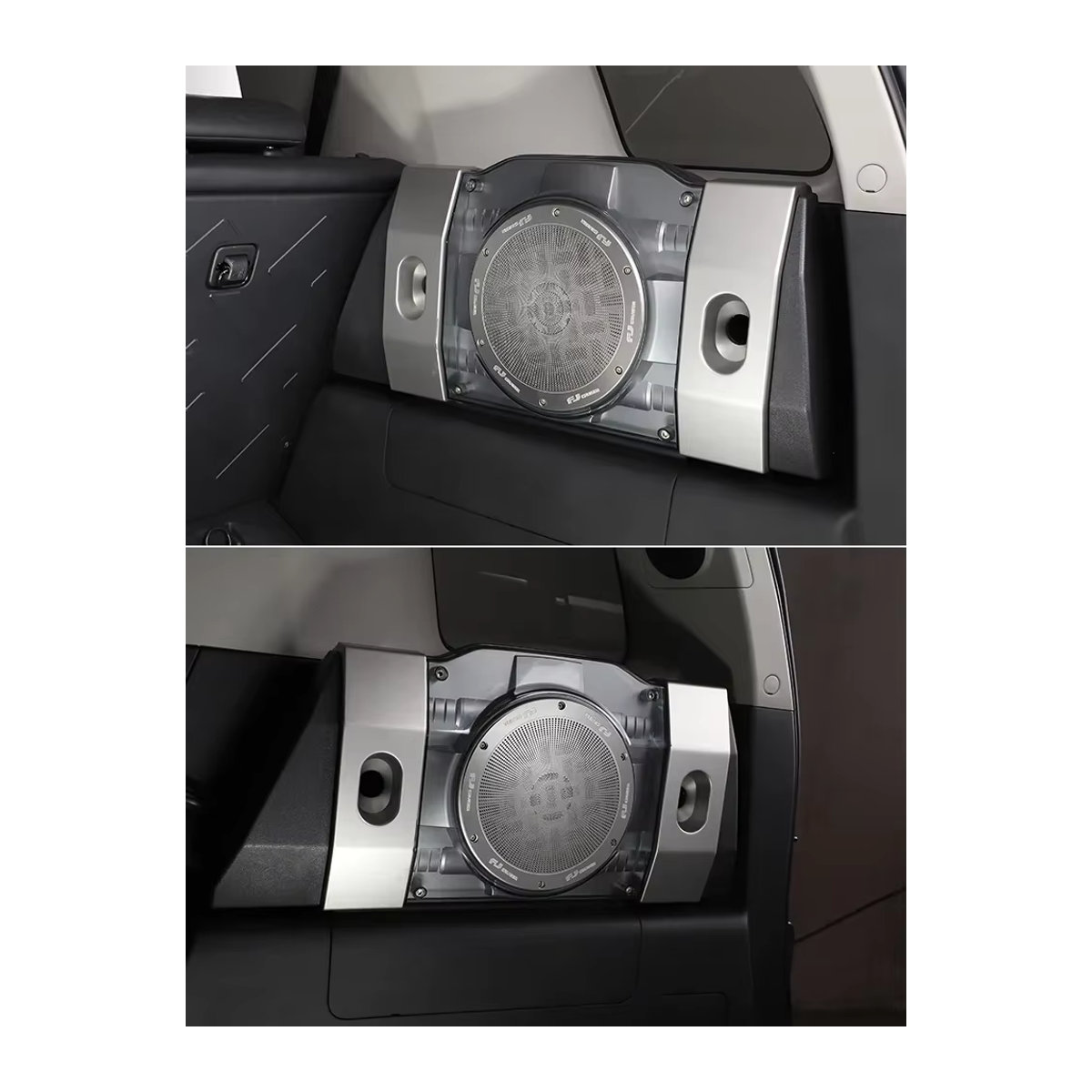 Owntycar Lautsprecher Abdeckung aus Edelstahl in Silber für Toyota FJ Cruiser 2007-2021, Rundes Mesh-Gitter für Tür-Hochtöner und Stamm-Lautsprecher als Schutz-Zubehör - Bild 7