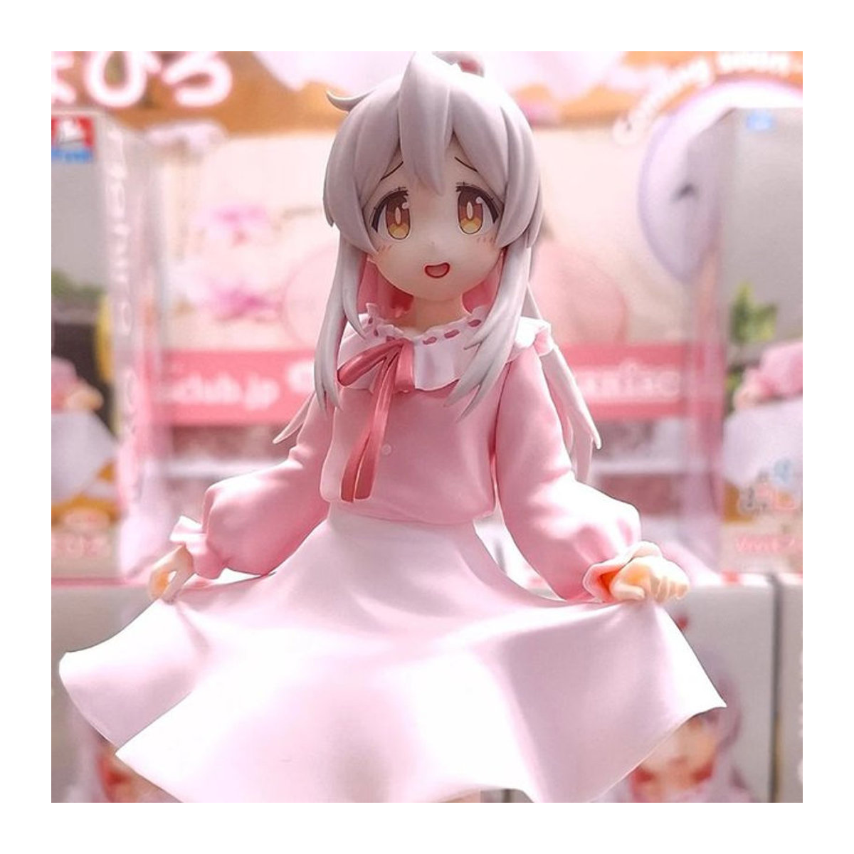 Oyama Mahiro Mihari Anime-Actionfigur in Rosa, 18 cm große Sammlerfigur aus Kunststoff - Bild 1