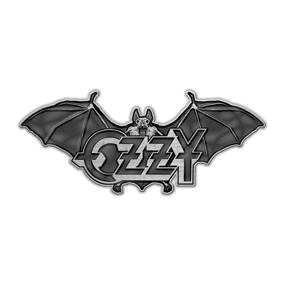 Ozzy Osbourne Ordinary Man Emaille-Füllabzeichen aus Metall in Silber - Bild 1