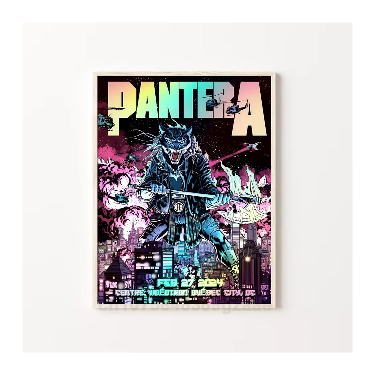 P-Pantera Far Beyond Driven Poster, selbstklebender Wandaufkleber aus Papier, mehrfarbig, rechteckig - Bild 7