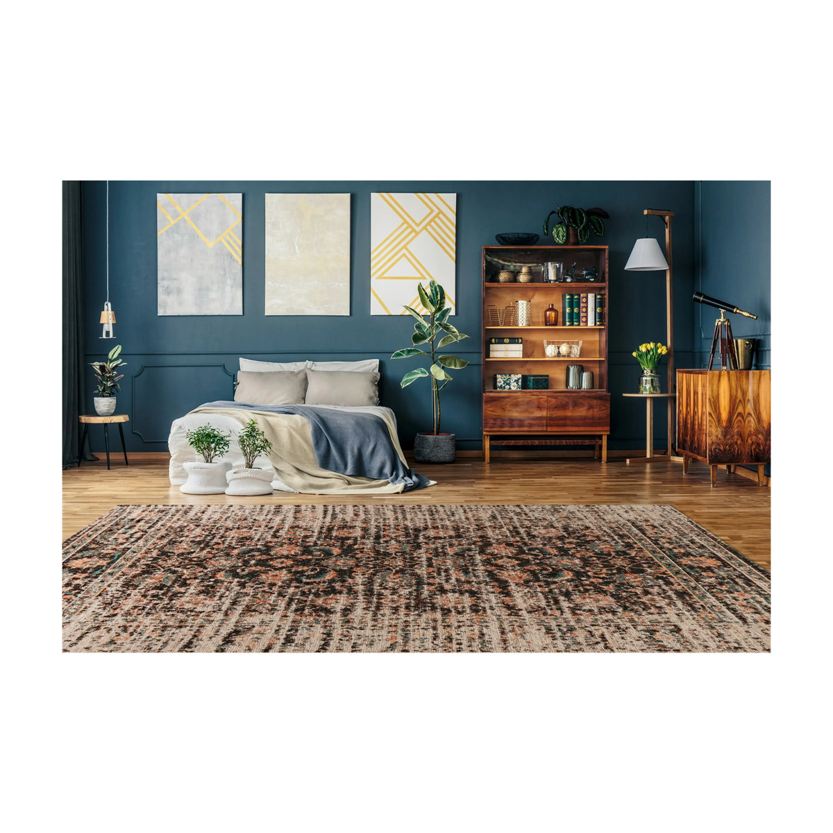 PADIRO Teppich Charme in Multi Rot, B/H: 80 x 150 cm - Bild 2