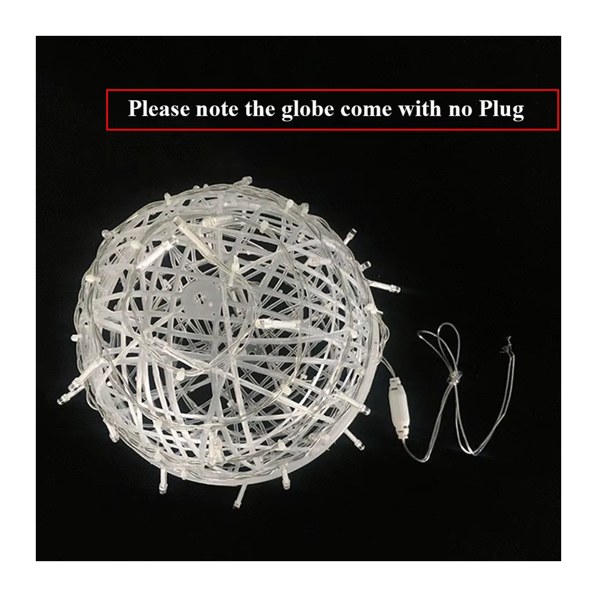 PAMNNY LED Rattan Ball Lichterkette im Bohemian Stil für Garten und Terrasse - Bild 6