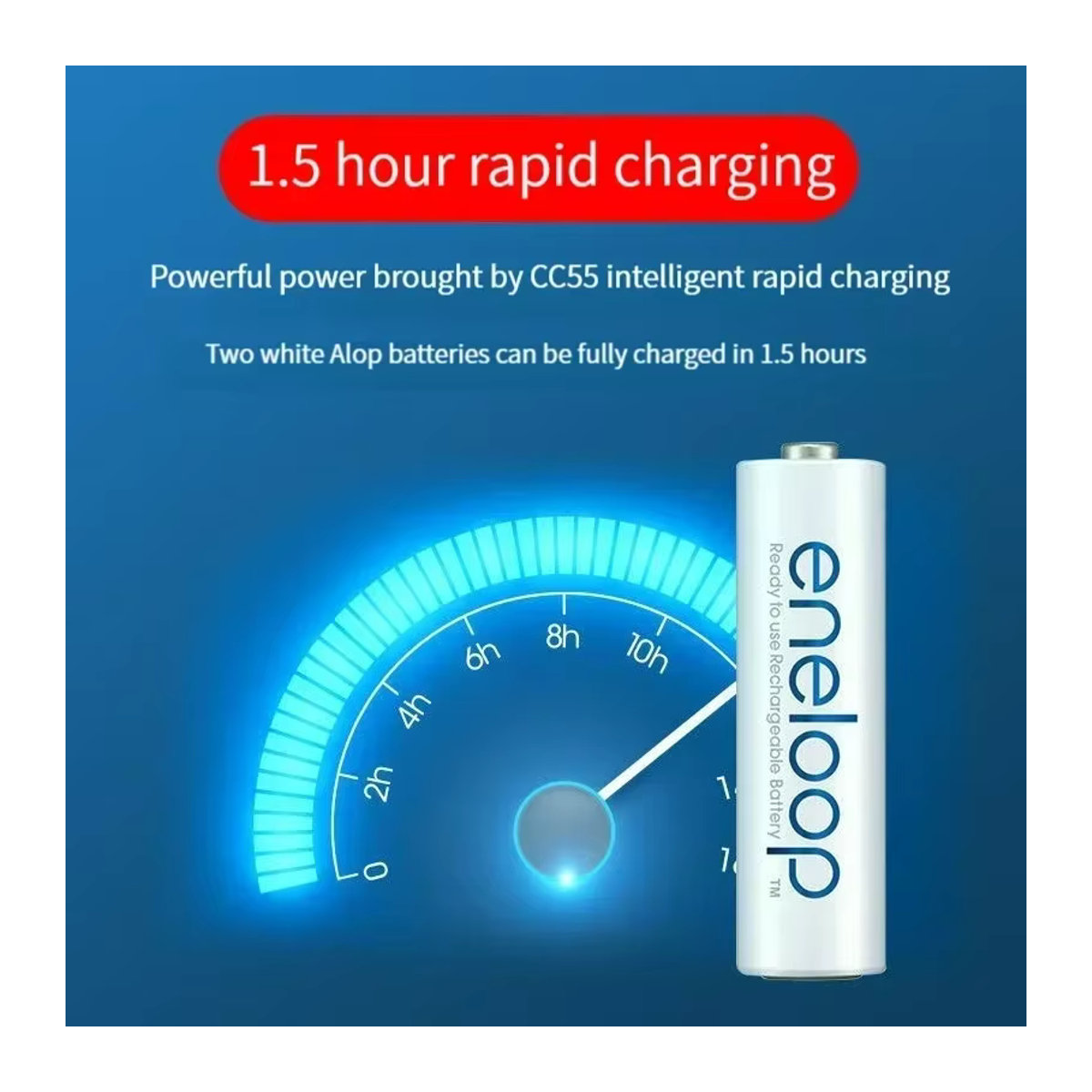 Panasonic Eneloop Pro Akku AA 1,2 V 2100 mAh NI-MH in Weiß - Bild 3