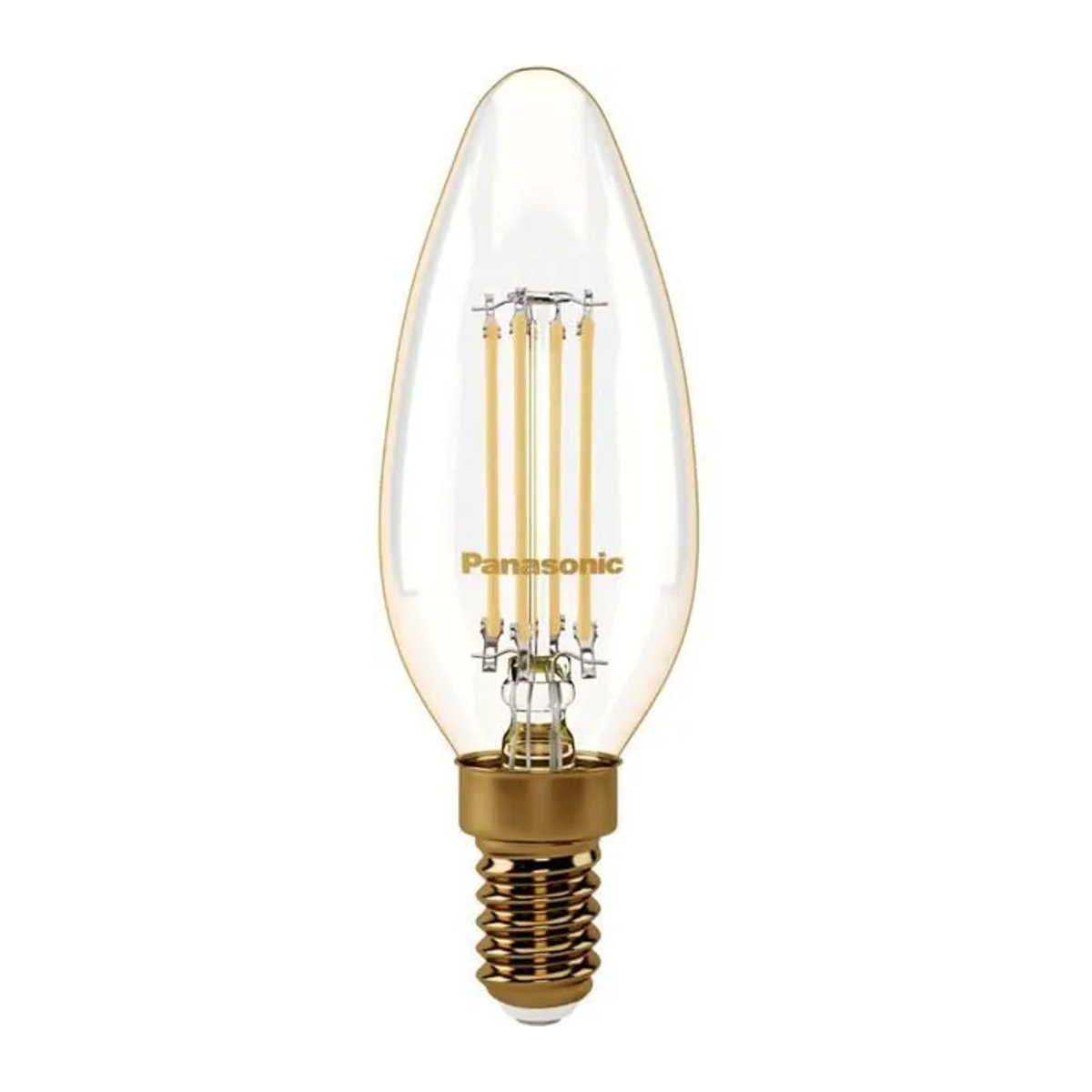 Panasonic LED-Filament-Glühbirne E14 4W Retro Warmweiß 2000K - Bild 1