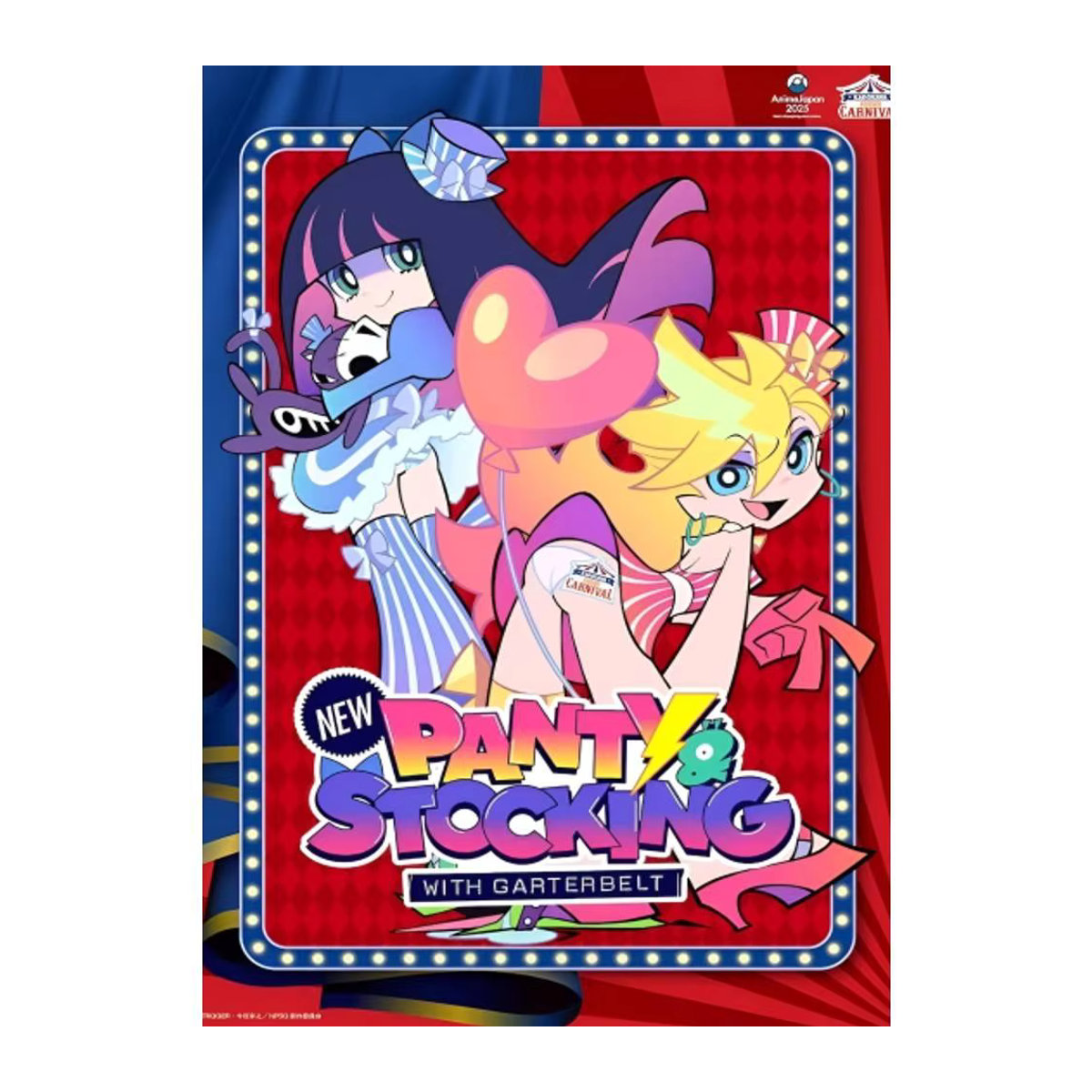 Panty and Stocking with Garterbelt Scanty Anime Poster, selbstklebender wasserfester Wandaufkleber in Mehrfarbig, Rechteckig - Bild 7