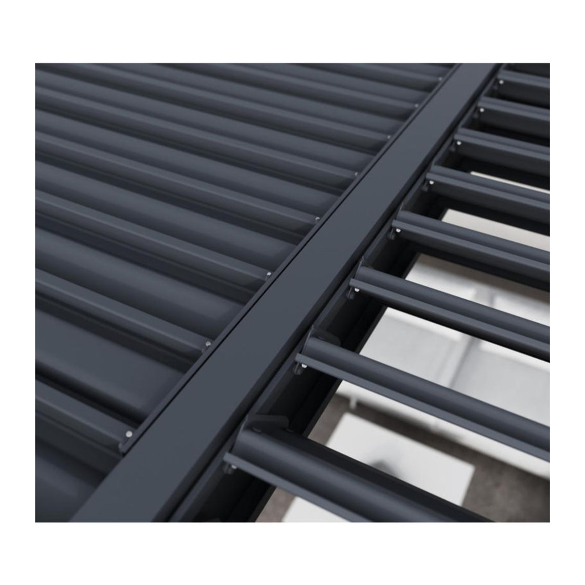 Paragon Outdoor Pergola Grand Tuscan 1224 in Anthrazit Modern und Minimalistisch - Bild 2