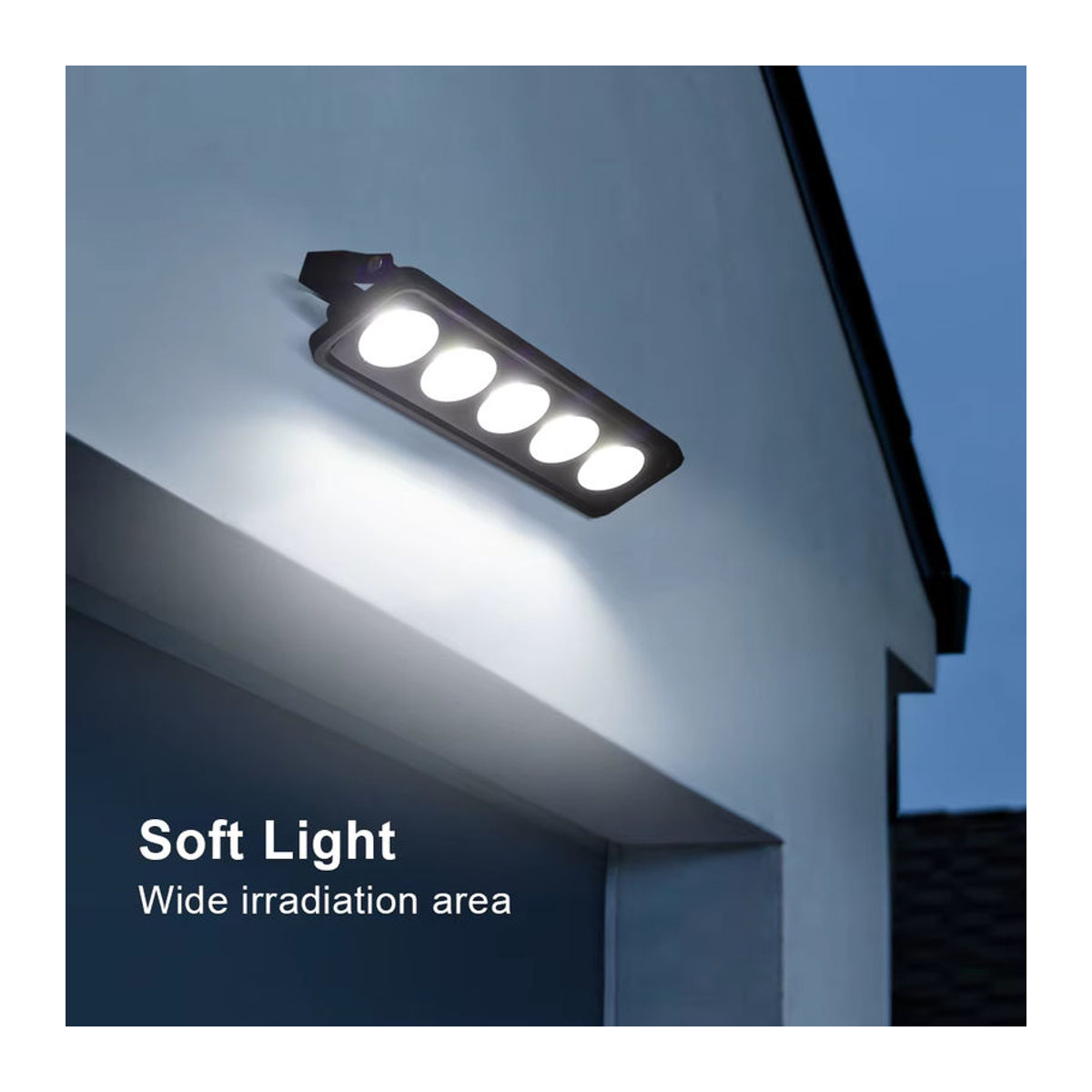 PARKSON LED Außenstrahler IP65 Wasserdicht 50W Schwarz Aluminium - Bild 4