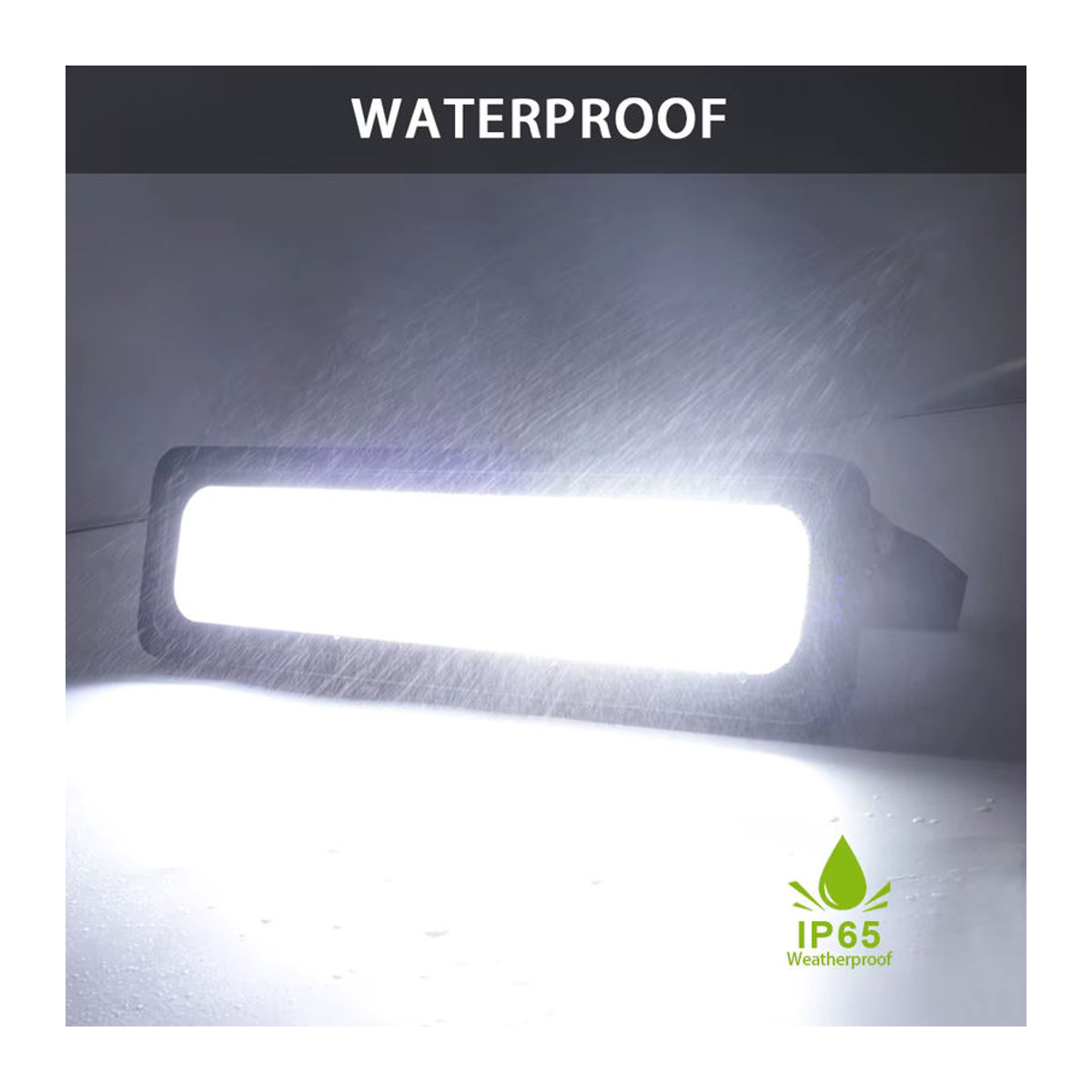 PARKSON LED Außenstrahler IP65 Wasserdicht 50W Schwarz Aluminium - Bild 5