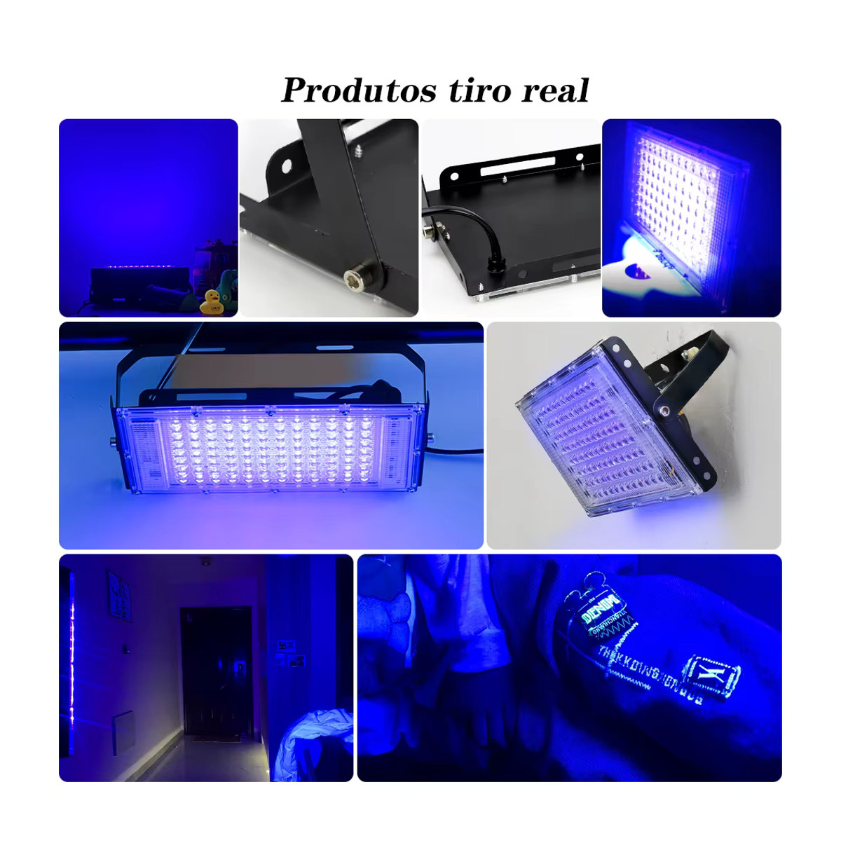 PARKSON LED-UV-Flutlicht Schwarz als wasserdichter Außenstrahler für UV-Fluoreszenz und Bühnenbeleuchtung - Bild 5