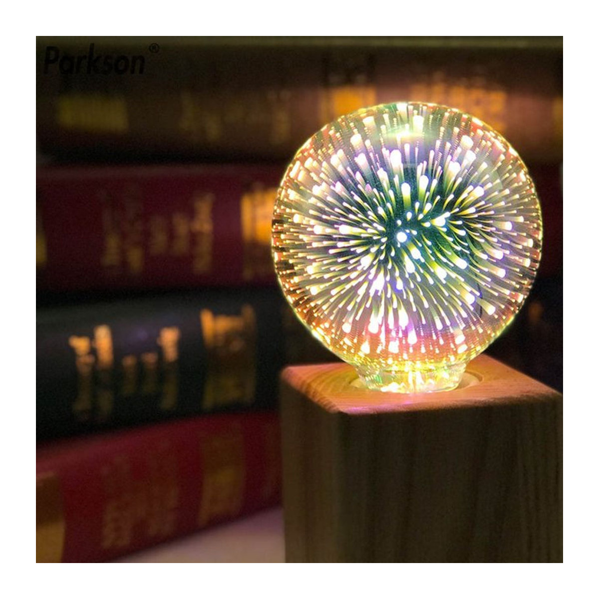 PARKSON Retro LED Edison Glühbirne E27 3D Stern Form für Weihnachtsdekoration - Bild 1