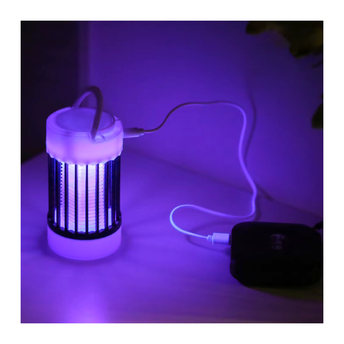 PARKSON Tragbare USB Insektenfalle mit UV-Lampe, wiederaufladbarer Bug Zapper zur Mückenbekämpfung für Camping und Outdoor - Bild 5