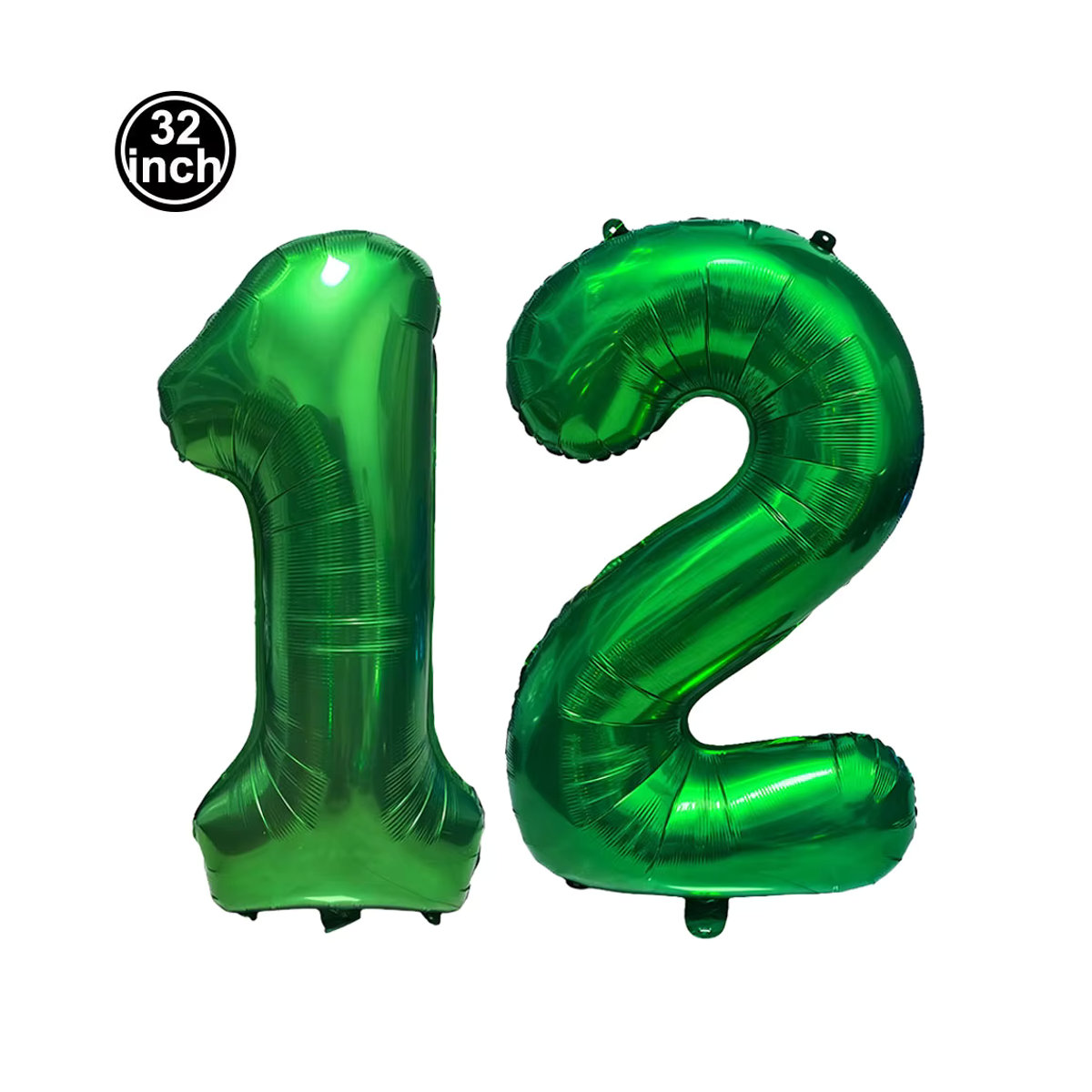PartiesTour Zahlenballon 12 für den 12. Geburtstag, groß, mehrfarbig - Bild 3