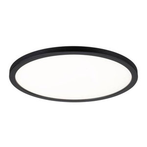 Paulmann Atria Shine 70998 LED-Deckenleuchte in Schwarz mit warmweißem Licht und 16W Leistung