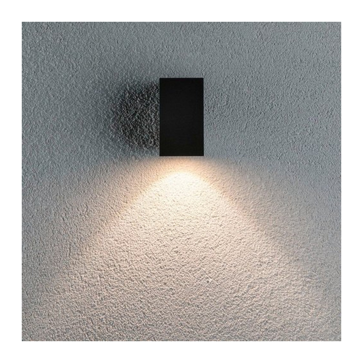 Paulmann Flame LED-Außenwandleuchte aus Aluminium in Anthrazit, B/H/T: 5,8 x 10,3 x 5,8 cm - Bild 2