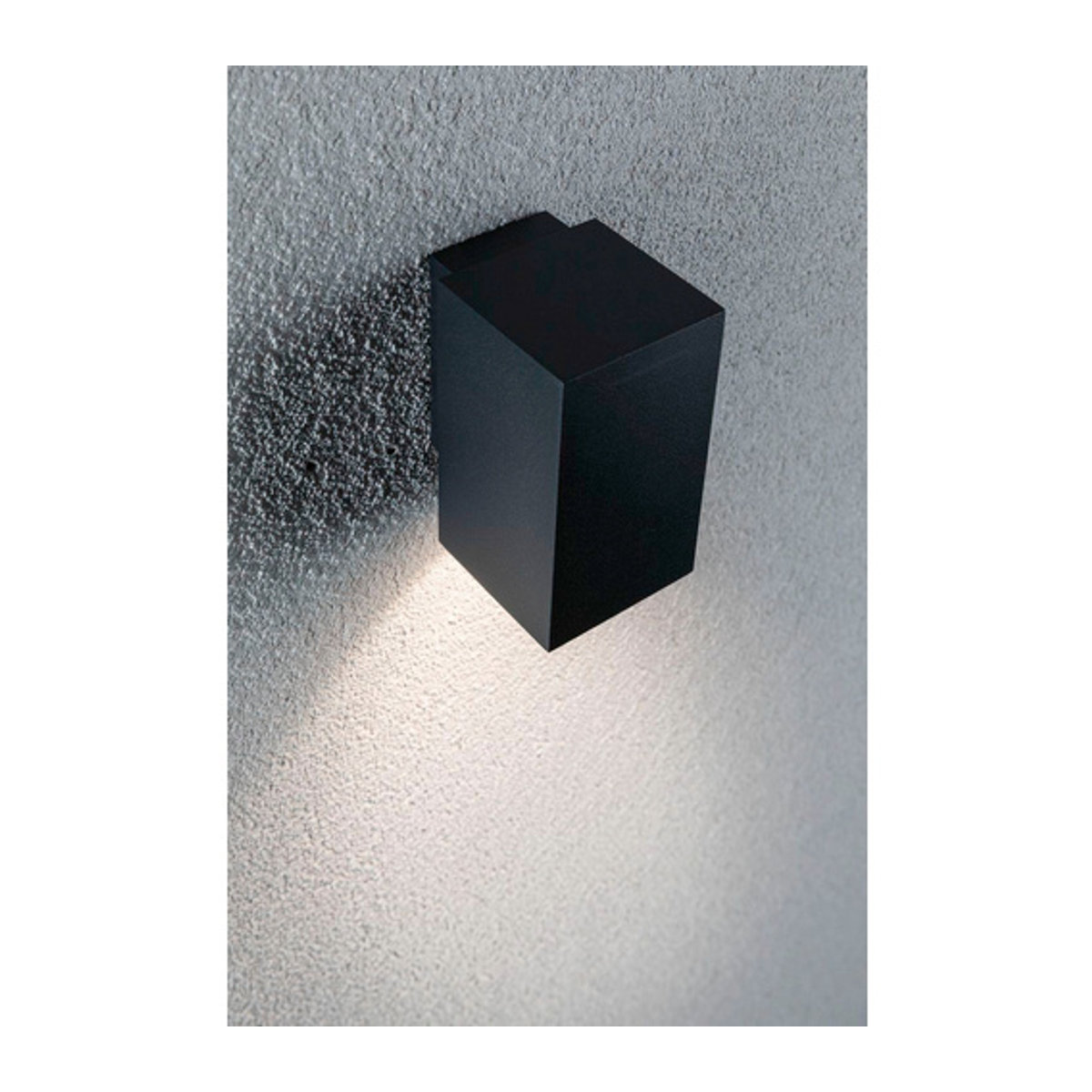 Paulmann Flame LED-Außenwandleuchte aus Aluminium in Anthrazit, B/H/T: 5,8 x 10,3 x 5,8 cm - Bild 4