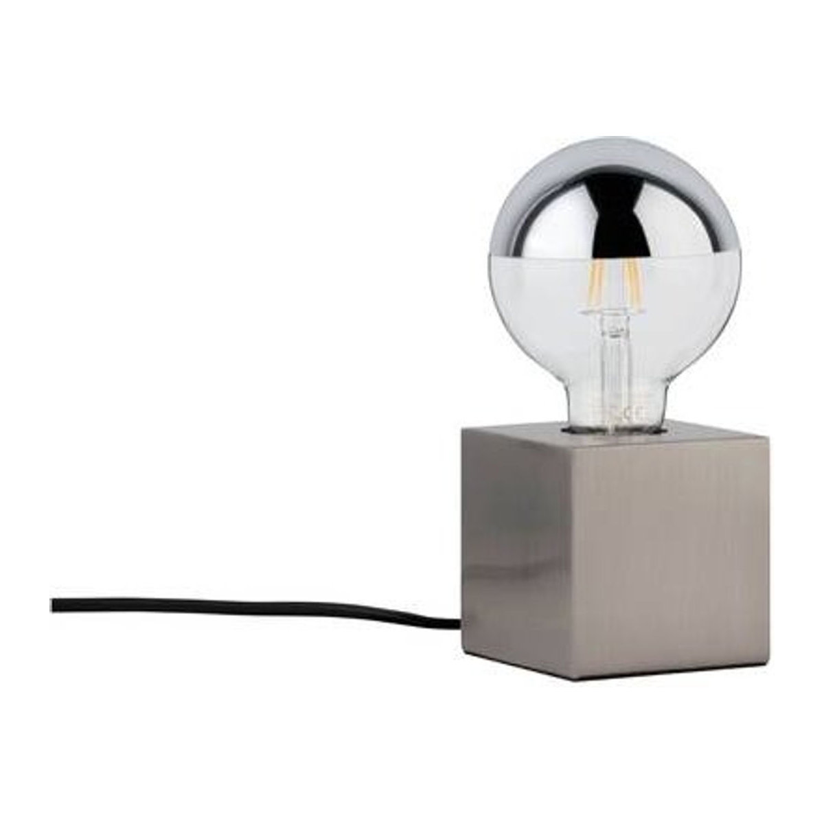 Paulmann Kura 79730 Tischlampe LED E27 20W Edelstahl - Bild 1
