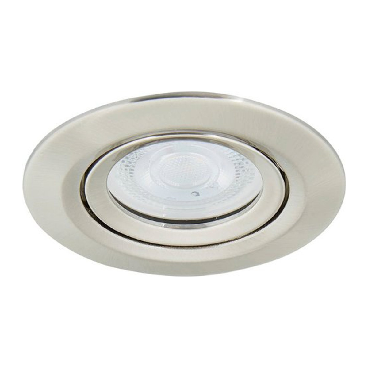 Paulmann LED-Einbaustrahler Nova GU10 in Silber gebürstet mit warmweißem Licht - Bild 1