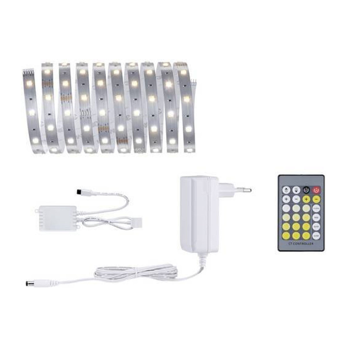 Paulmann LED-Streifen Set Warmweiß in Silber - Bild 1