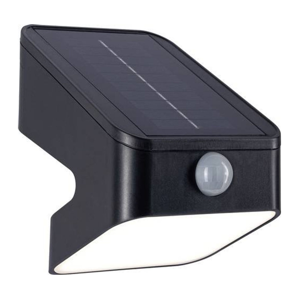Paulmann Lesly Solar-Wandstrahler mit Bewegungsmelder, 5.5W LED, Warmweiß, Anthrazit - Bild 1