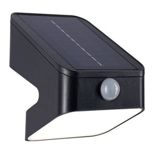 Paulmann Lesly Solar-Wandstrahler mit Bewegungsmelder, 5.5W LED, Warmweiß, Anthrazit