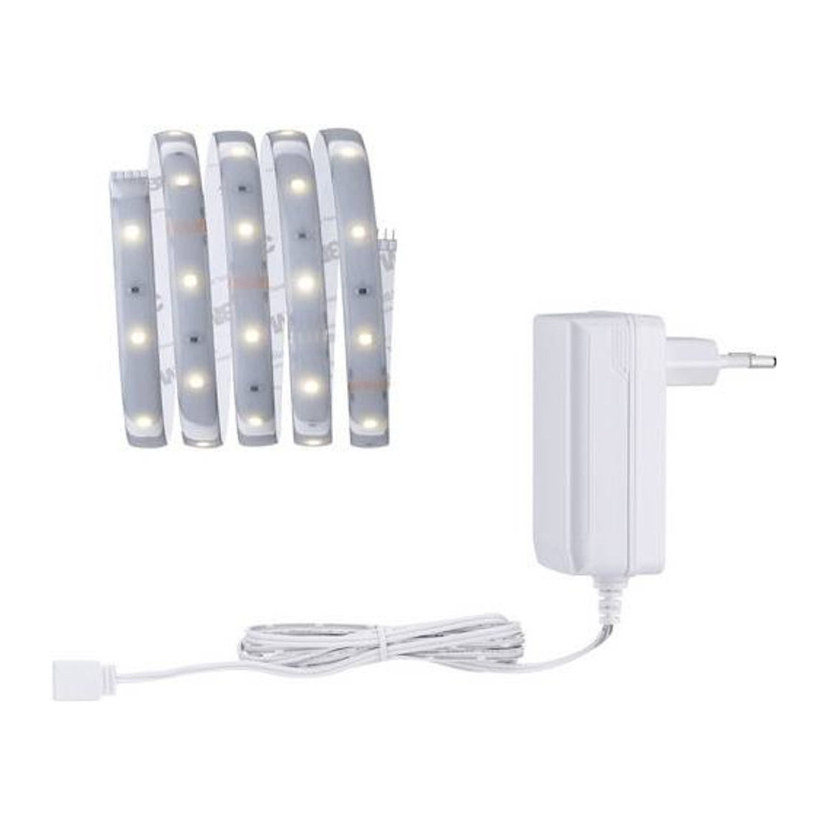 Paulmann MaxLED Basic LED-Streifen-Basisset Warmweiß in Silber und Weiß aus Kunststoff - Bild 1