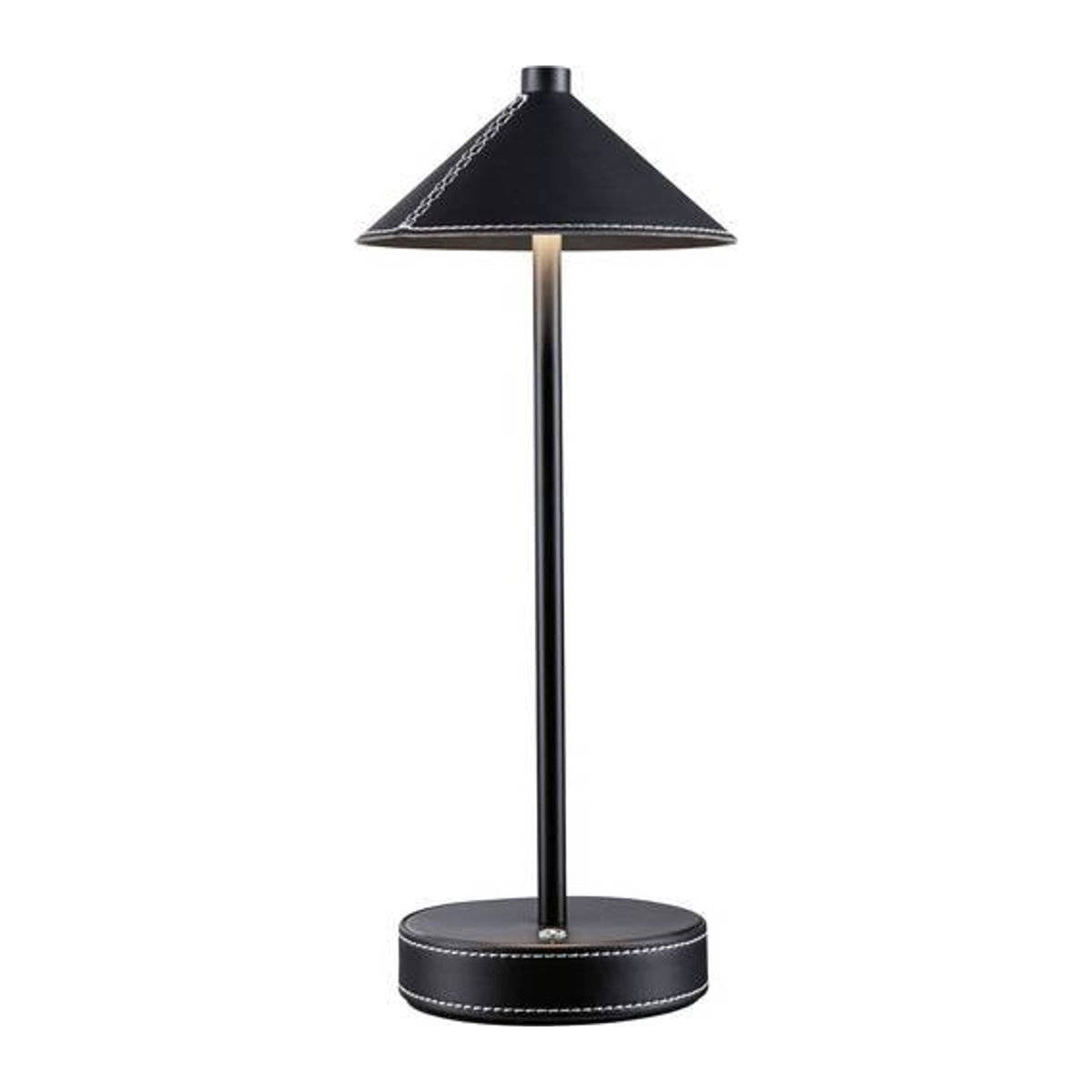 Paulmann Pellini 71175 Akku-Tischlampe LED 2W Schwarz matt mit Kunstleder - Bild 1