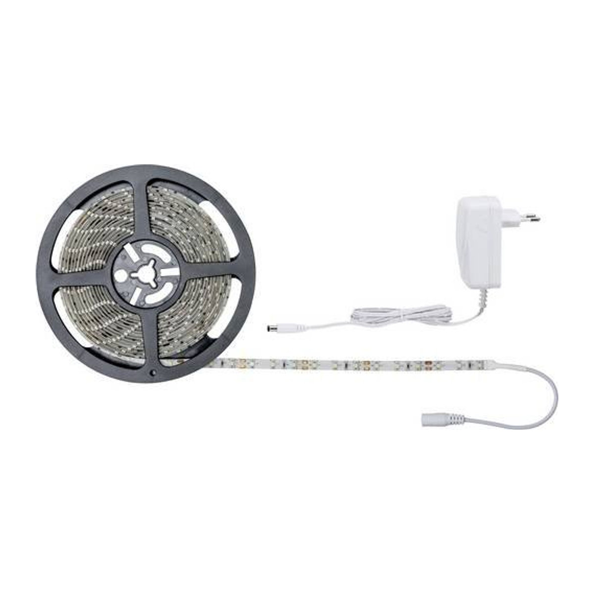 Paulmann SimpLED 78975 LED-Streifen-Komplettset mit Stecker 12V, Länge: 5 m, Tageslichtweiß - Bild 1