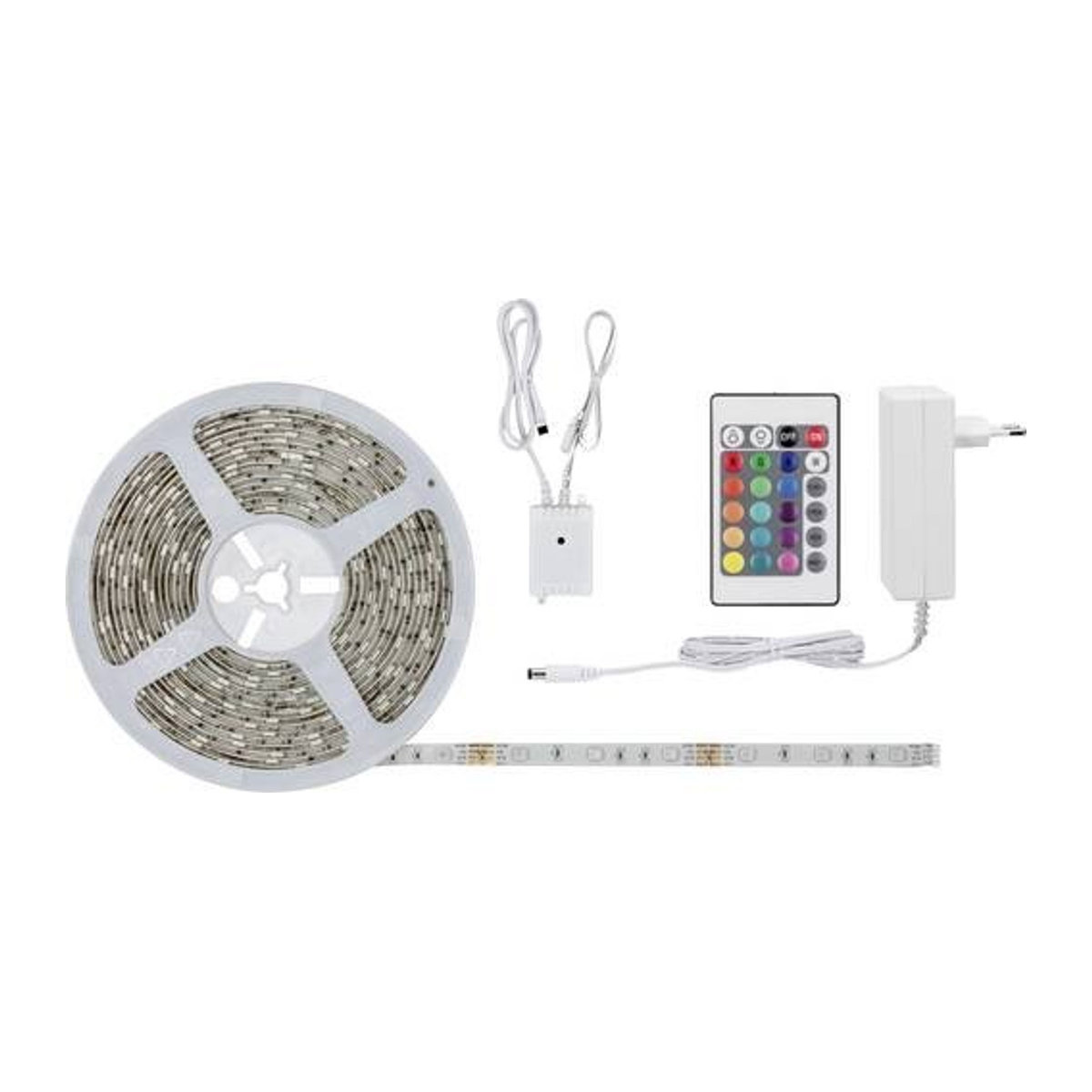 Paulmann SimpLED 78979 LED-Streifen-Komplettset mit Stecker 12V RGB Bunt 7.5m - Bild 1