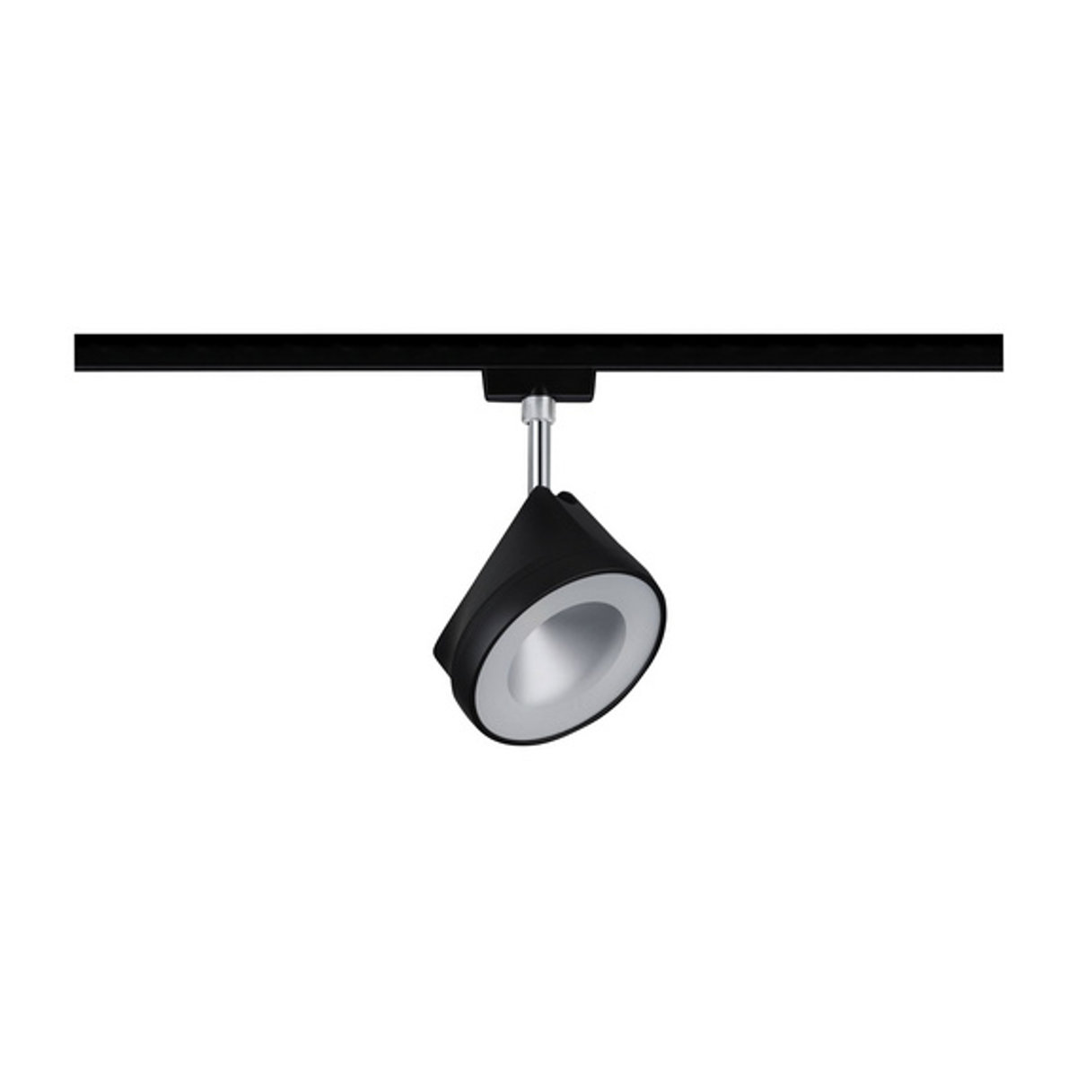 Paulmann URail Arena LED Schienensystem-Leuchte aus Metall in Schwarz und Chrom, 14W, Neutralweiß, B x H x T: 12,3 x 19,1 x 12,3 cm - Bild 2