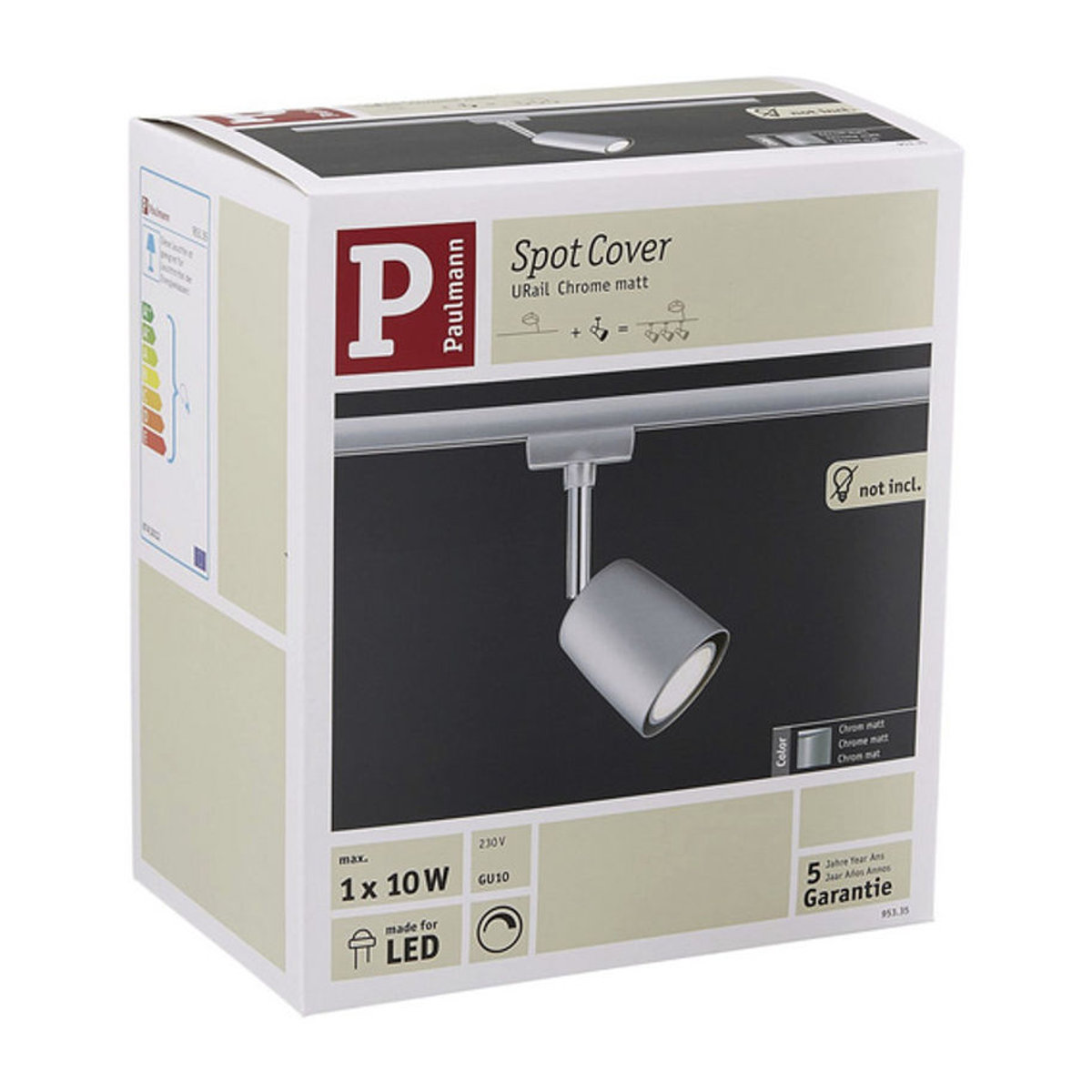 Paulmann URail LED-Spot GU10 10W Modern Chrom Matt - Bild 2